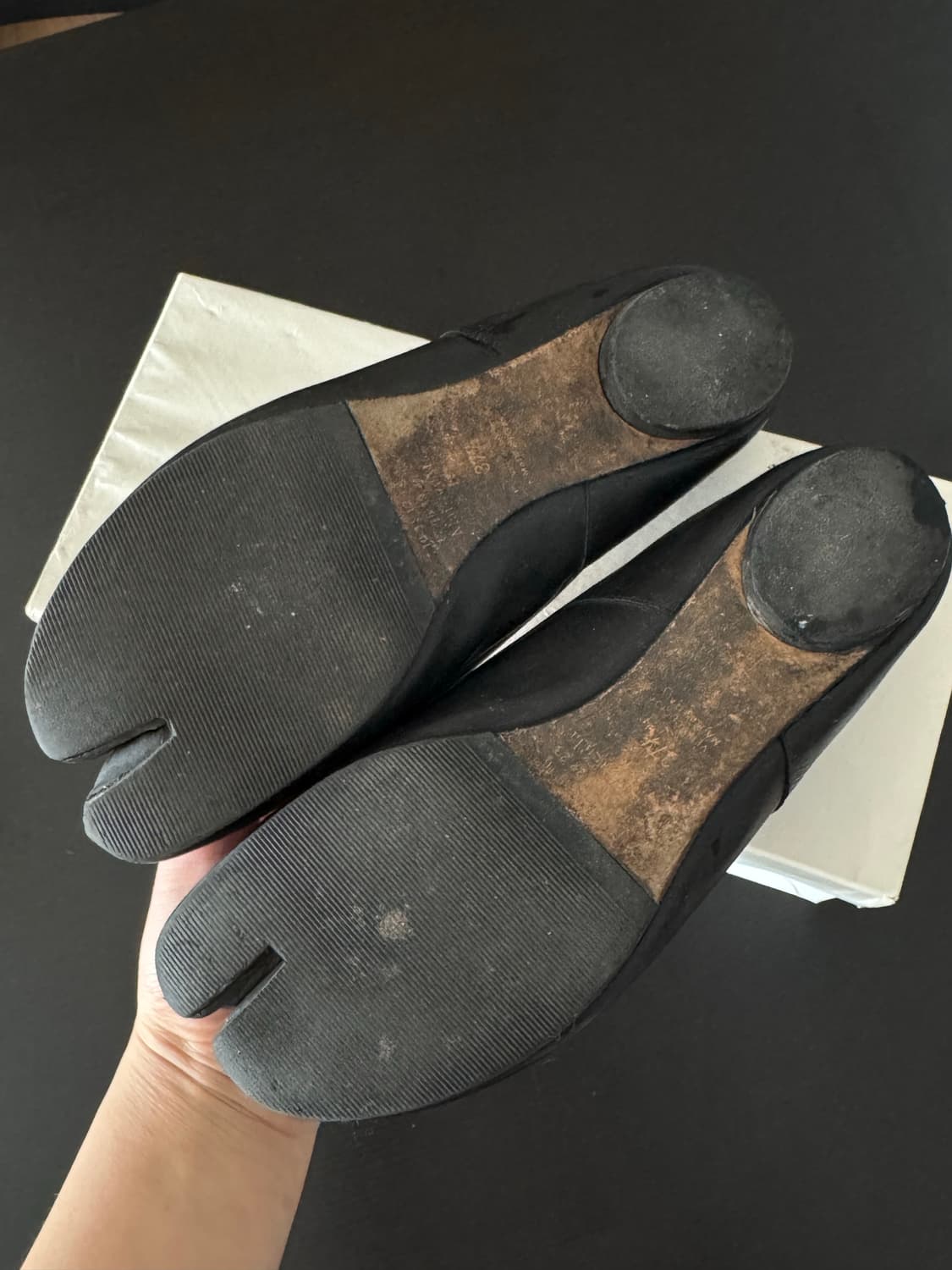 (결제중!!!마르지엘라 타비 플랫 슈즈 (블랙 37.5, 240-245) 상품이미지4