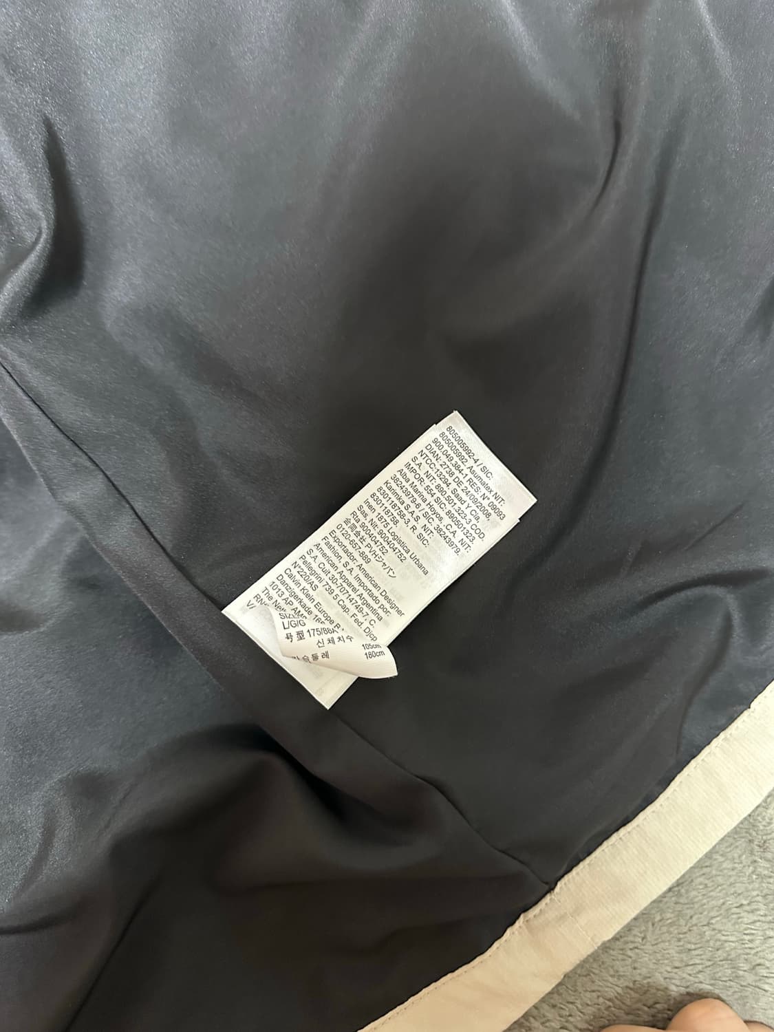 캘빈클라인 진스 오버셔츠 베이지 L 상품이미지5