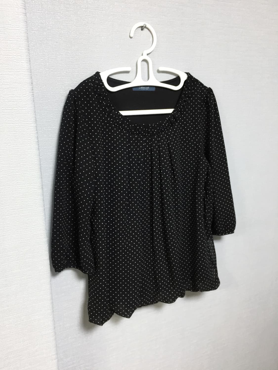 Japanese vintage dot blouse 상품이미지2