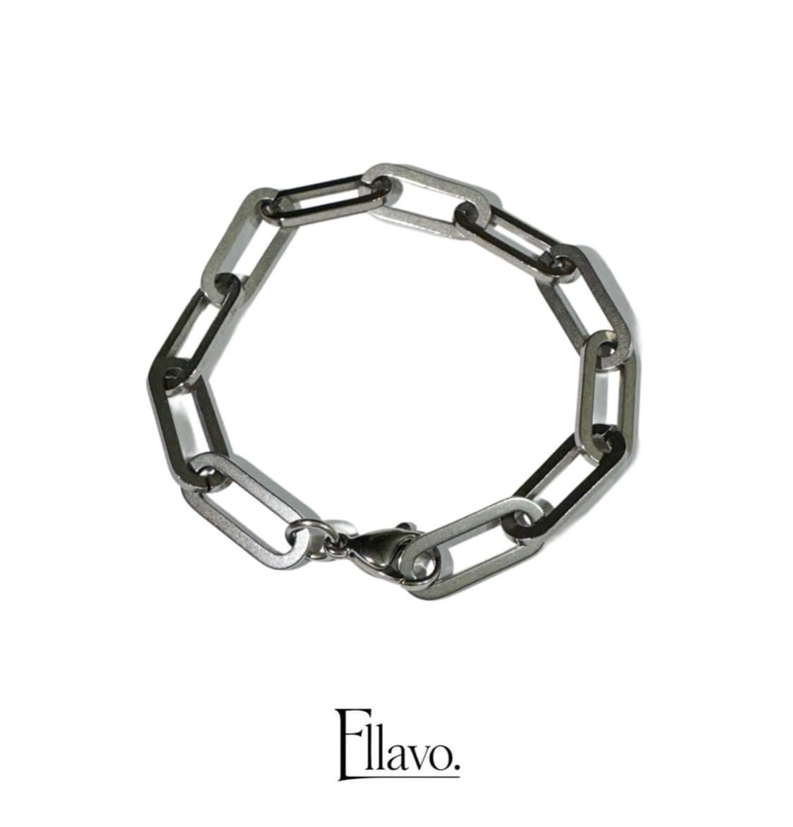 Ellavo square Chain Bracelet 상품이미지1