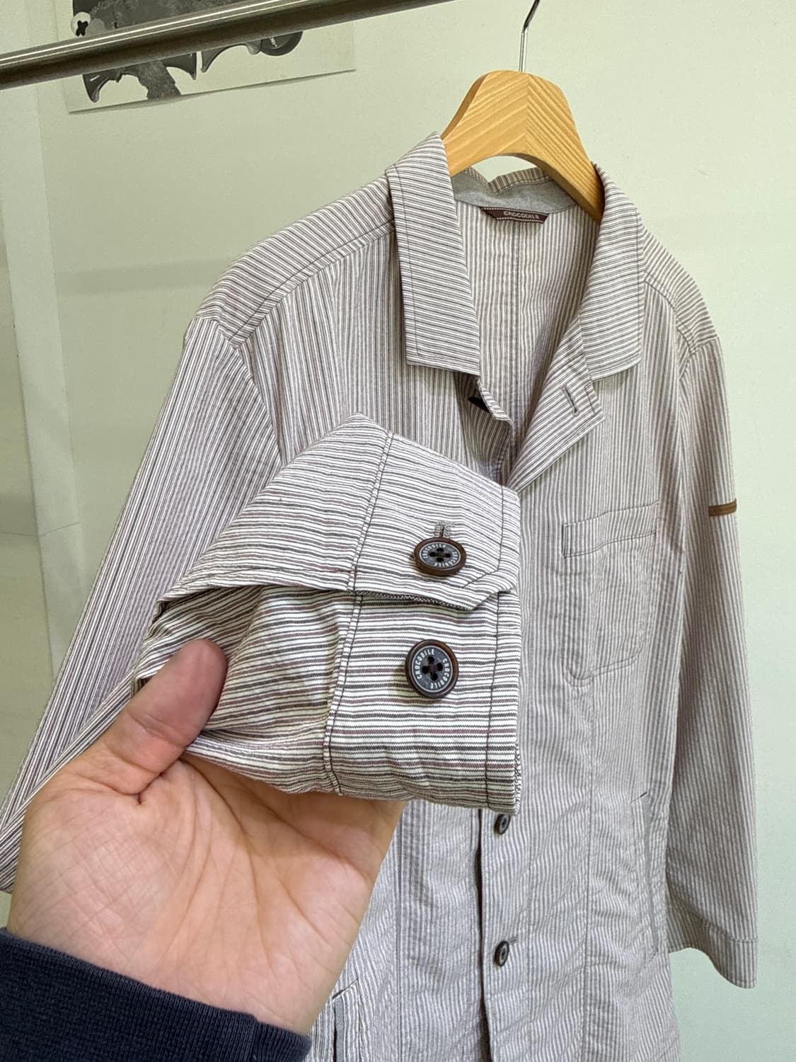 CROCODILE 스트라이프 자켓  상품이미지3