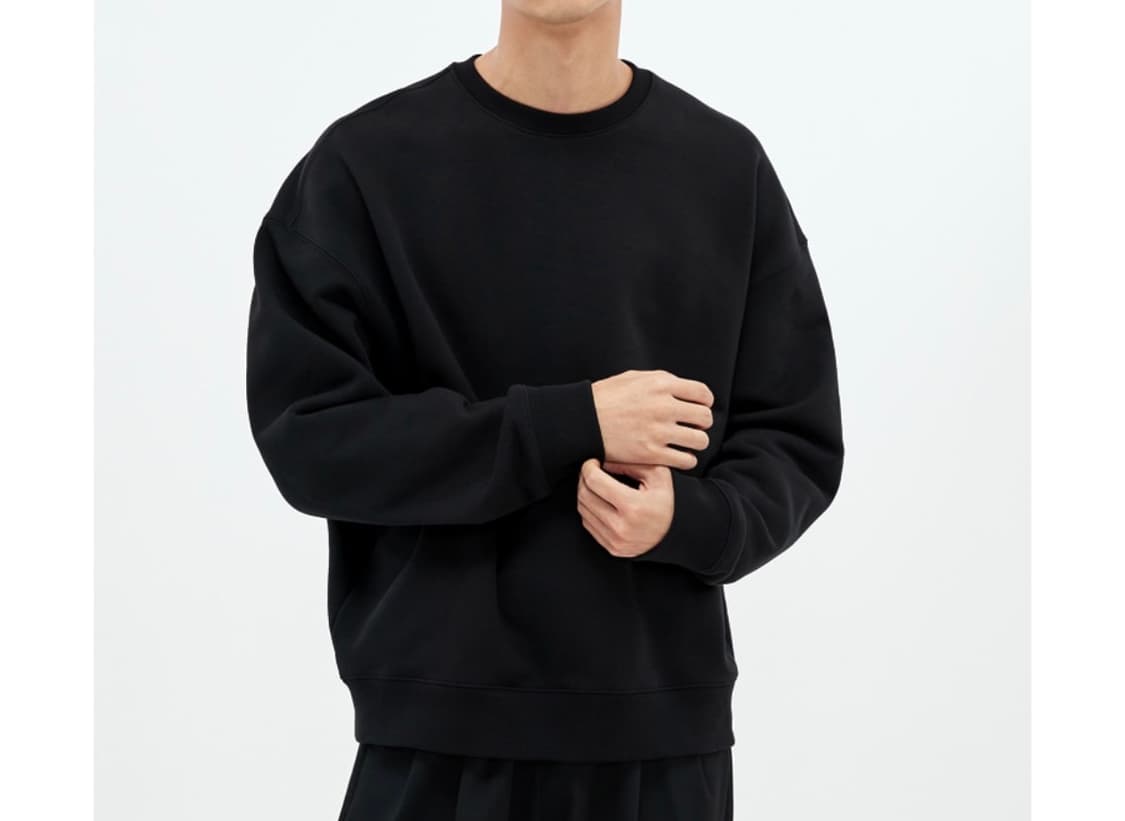 소버먼트 950G 블랙 맨투맨 오버핏 XL 판매합니다 상품이미지2