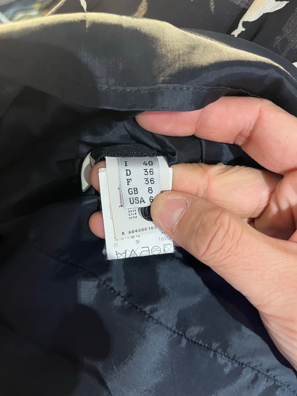 모스키노 칩앤시크 구스 프린트 실크 원피스 (이탈리아제) 상품이미지6