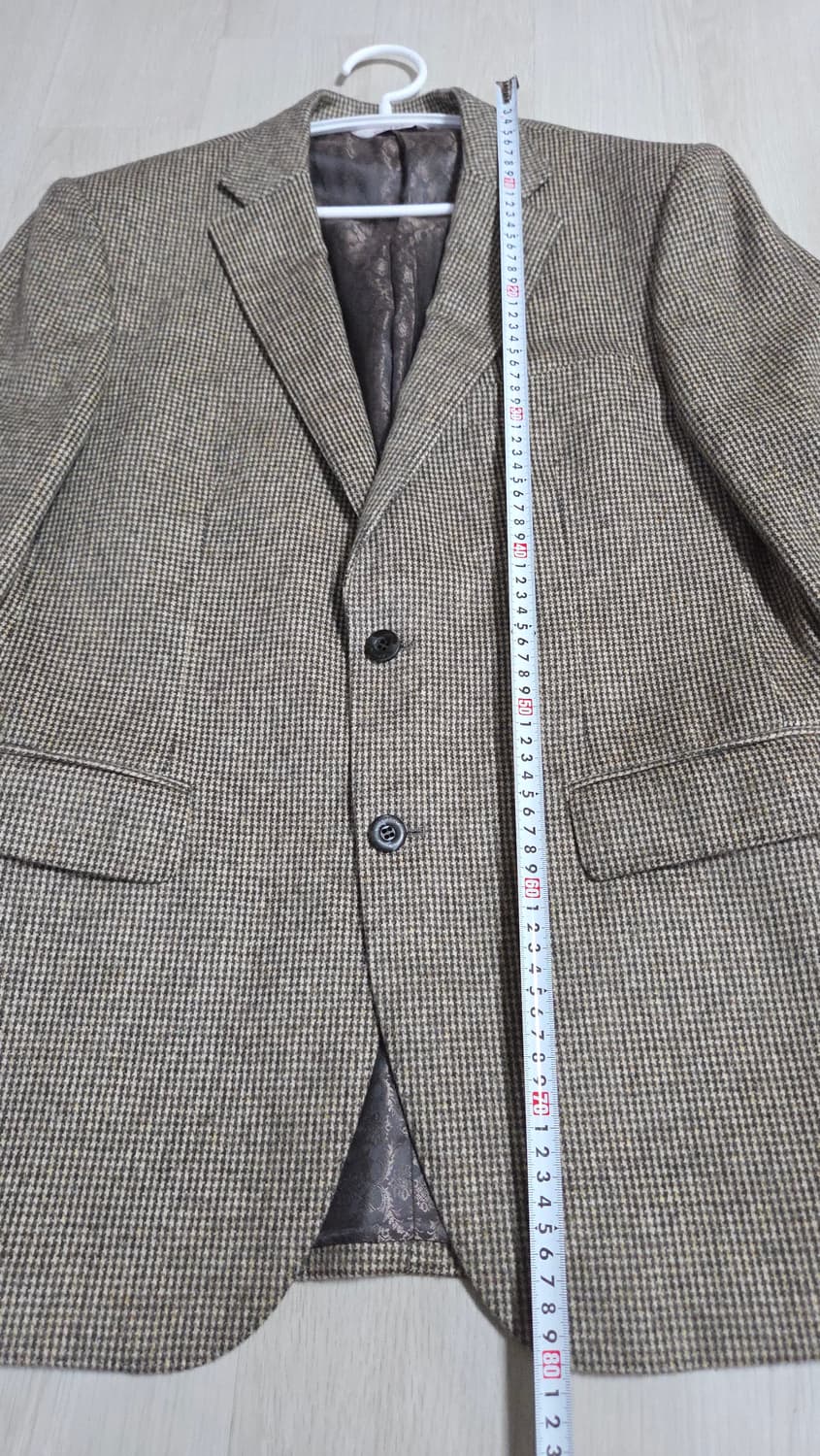 (착샷) 마에스트로 카델 헤링본 하운드투스 블레이저 상품이미지7