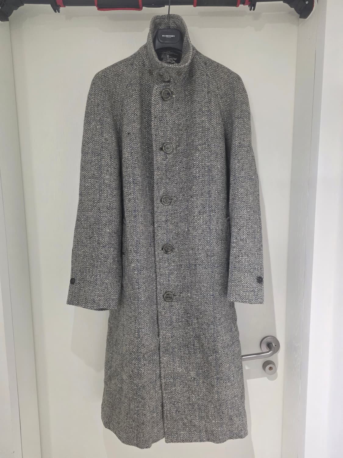 4-50s 버버리 트위드 발마칸 코트 상품이미지1