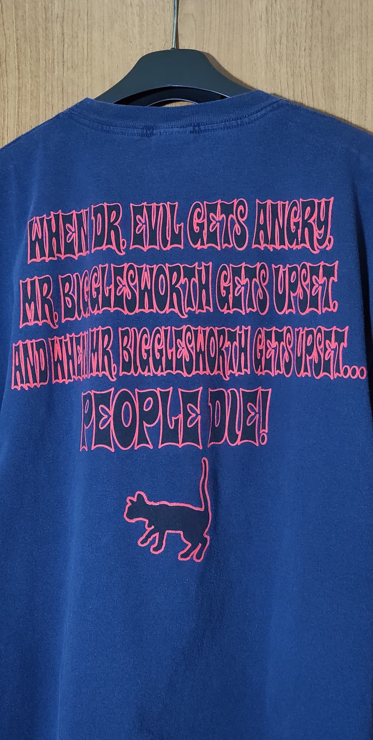 90s 오스틴파워 닥터이블 무비 티셔츠 xl 상품이미지5