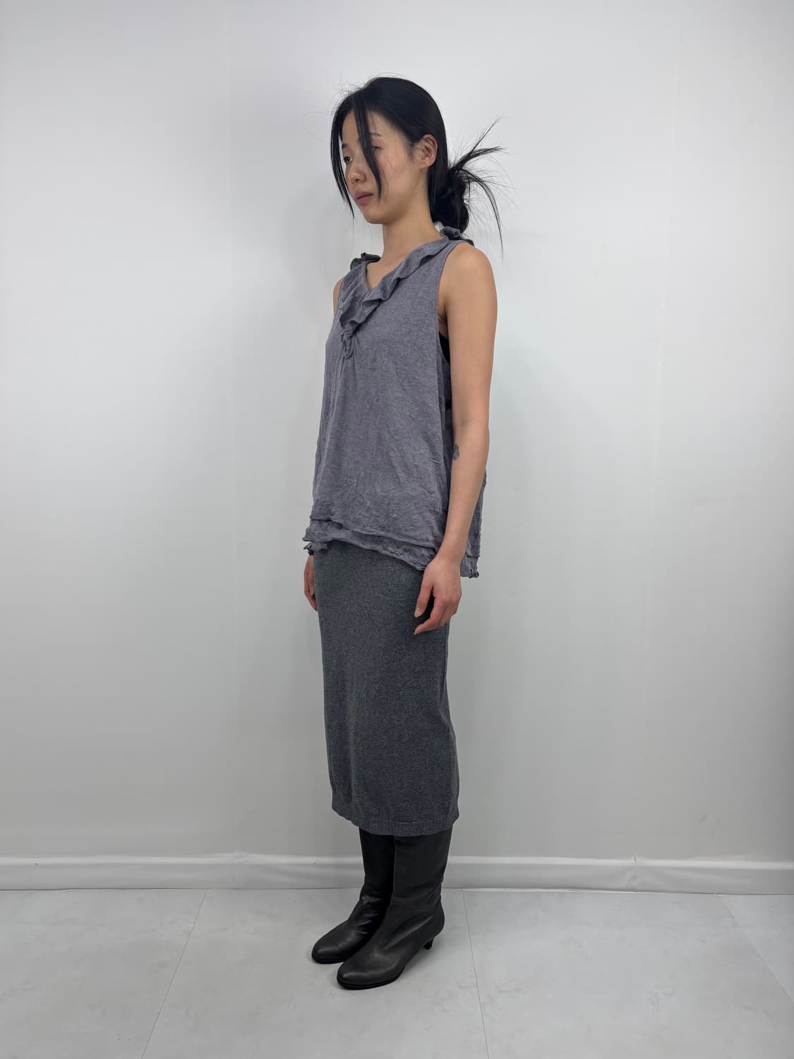 DUSTY PURPLE SLEEVELESS TOP 상품이미지4