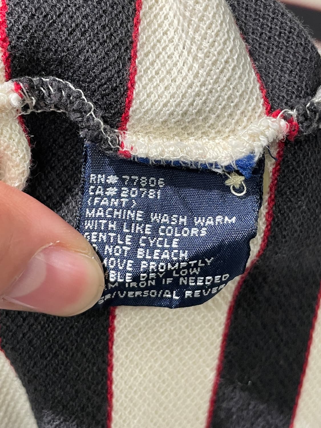 타미힐피거 스트라이프 카라 티셔츠  상품이미지10