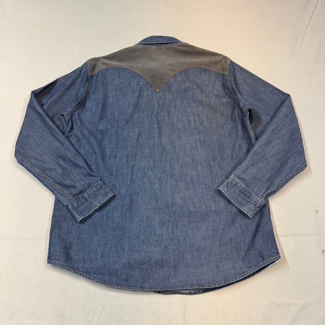 XL) 리바이스 코듀로이 패치 청 데님 셔츠 상품이미지5