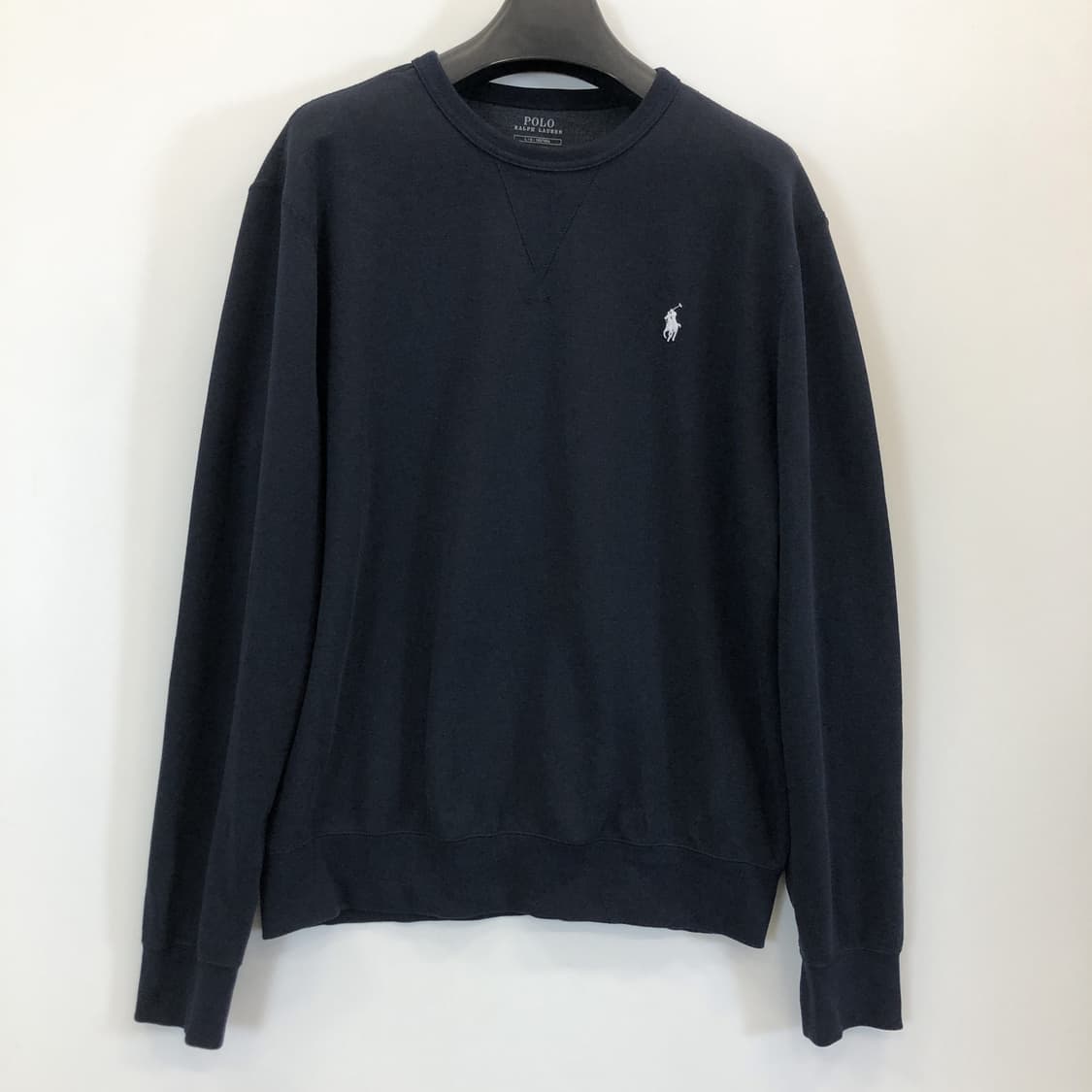 폴로 랄프로렌 더블니트 화이트포니 스웻맨투맨 L 상품이미지1