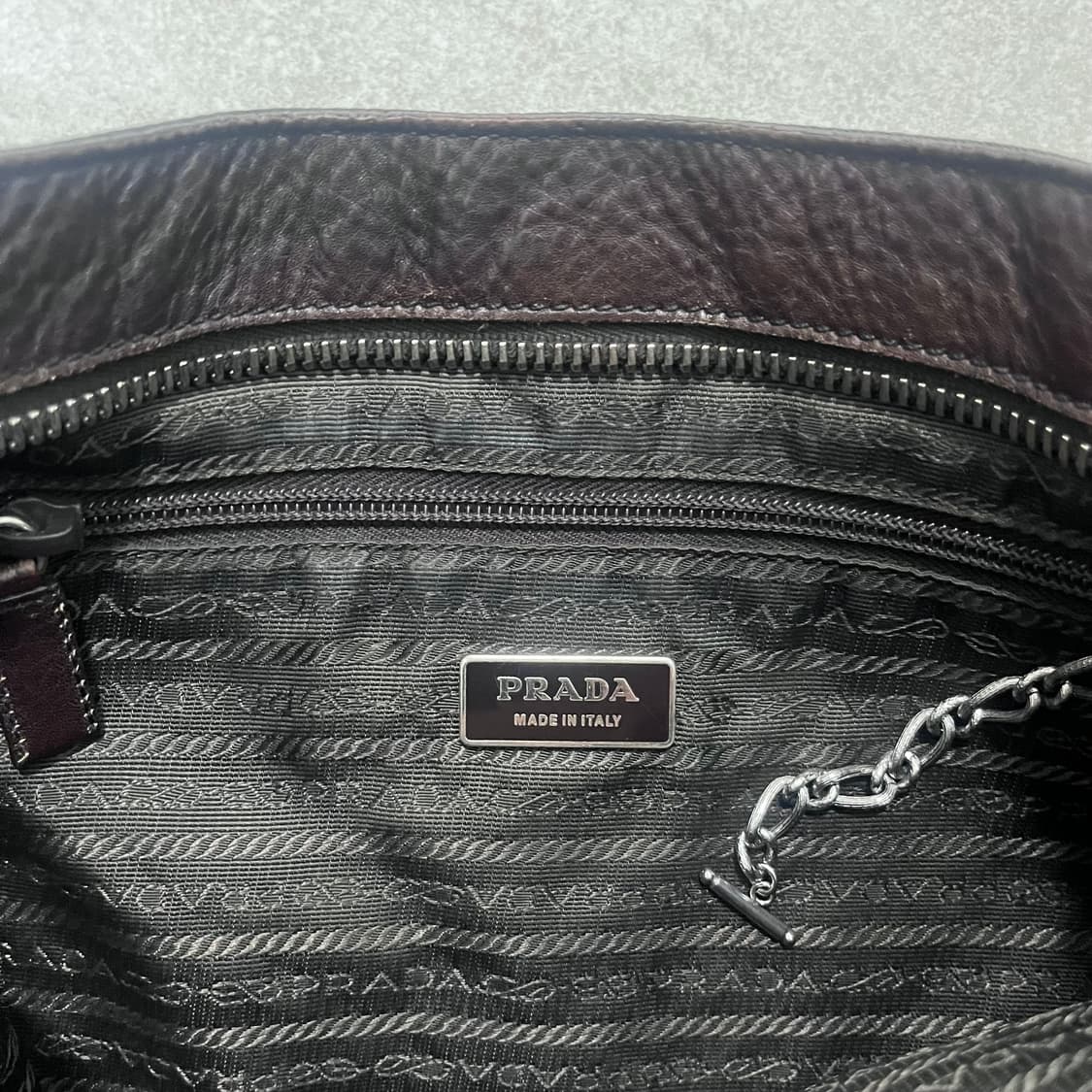 프라다 나일론/가죽 백 상품이미지4