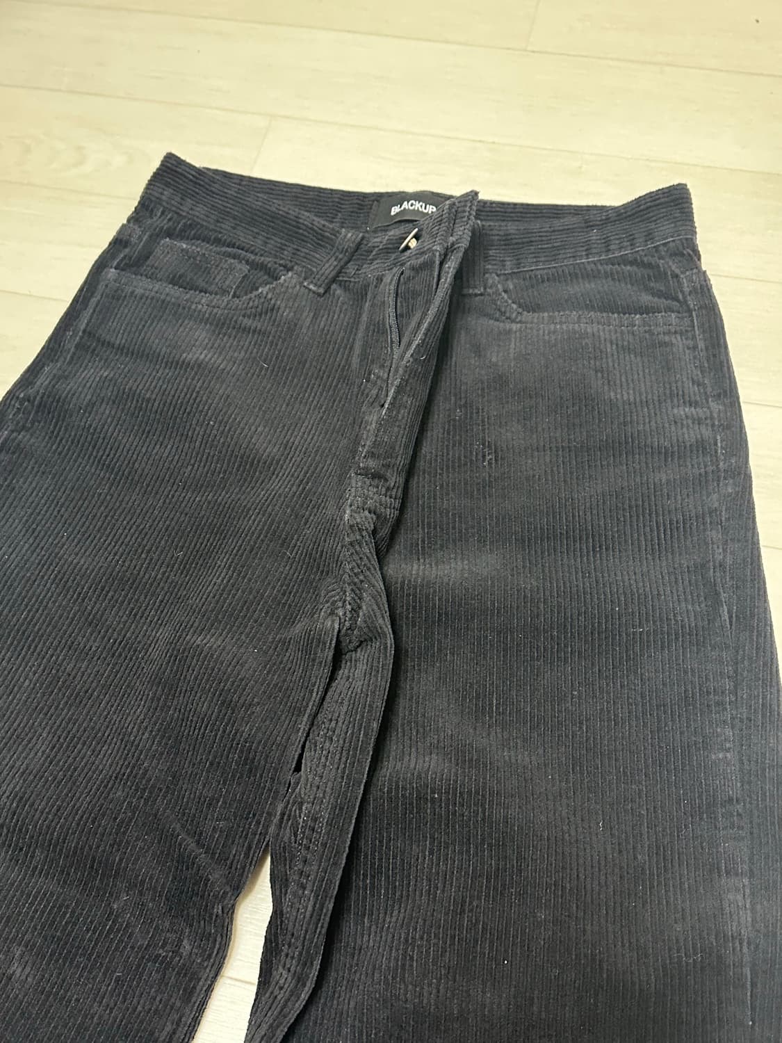 코듀로이 팬츠 블랙 바지 S사이즈 상품이미지8