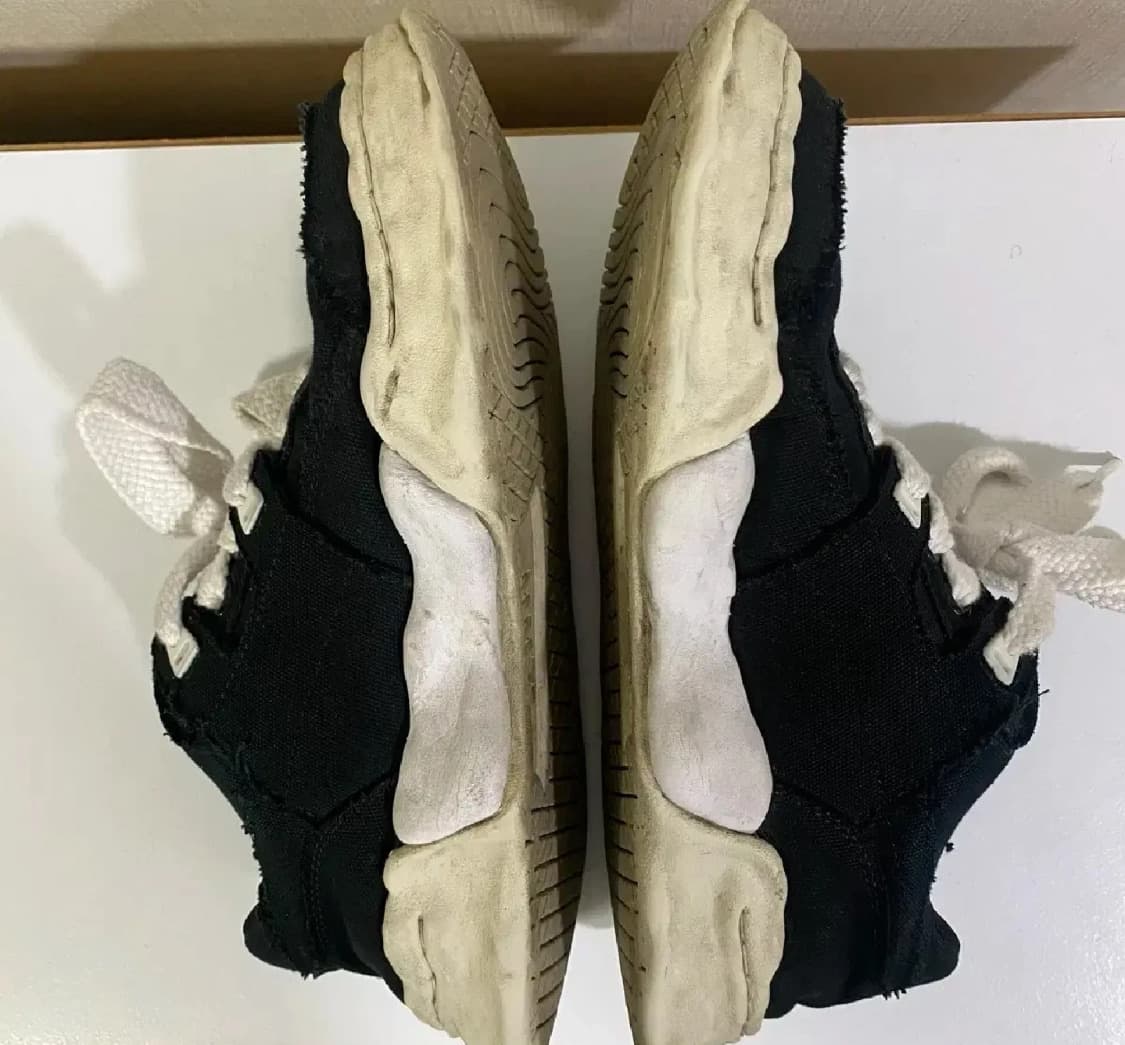 [미하라야스히로/파커] 42사이즈 블랙 스니커즈 상품이미지2