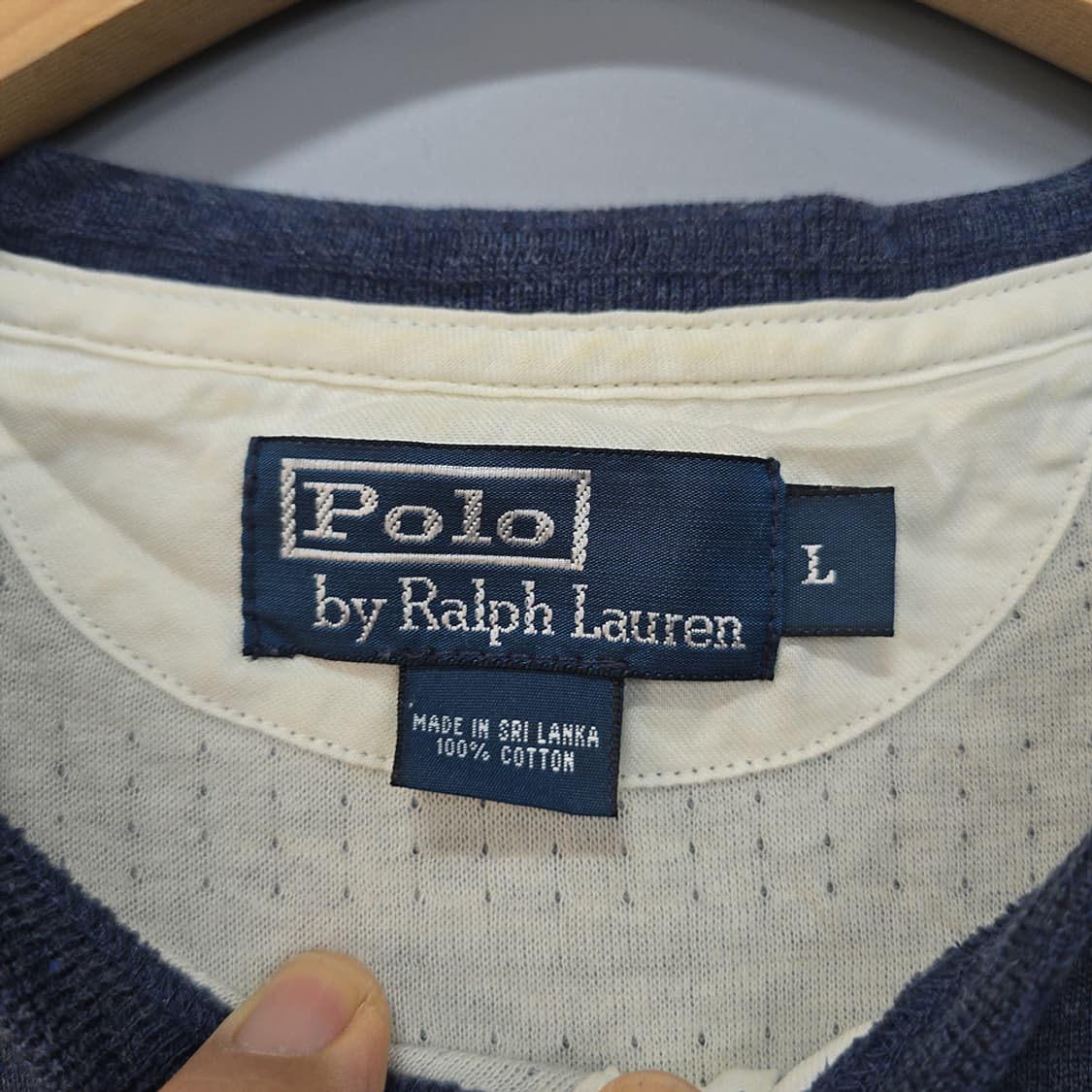 폴로 랄프로렌(Polo Ralph Lauren) 헨리넥 긴팔 티 L 상품이미지4