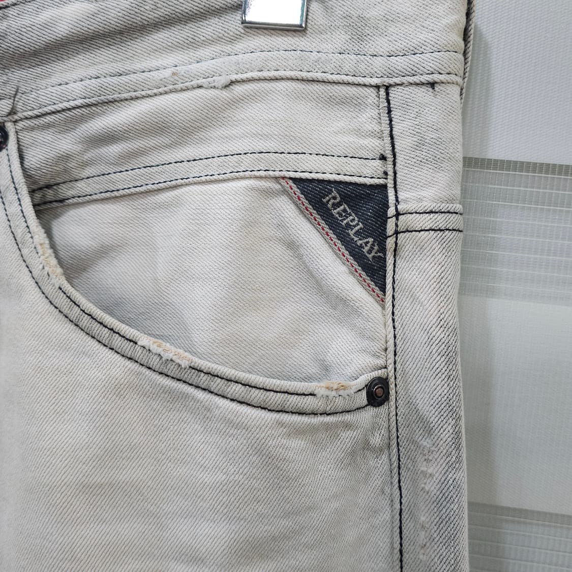 REPLAY 빈티지가공 데님팬츠- 29 상품이미지3