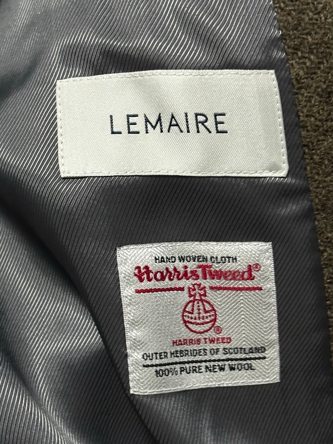 Lemaire 21fw straight coat 상품이미지4