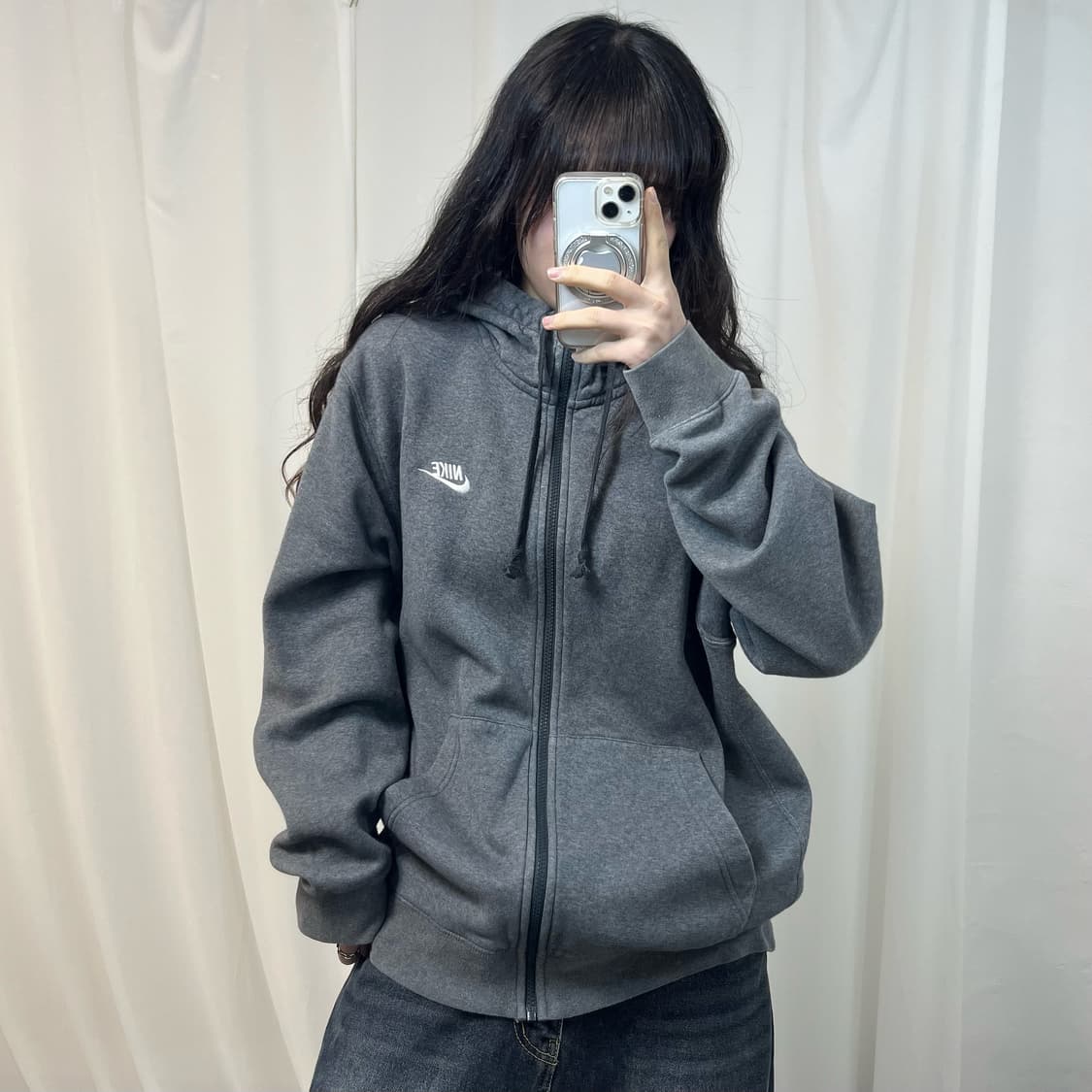Nike Grey Hoodie Zip-up  상품이미지2