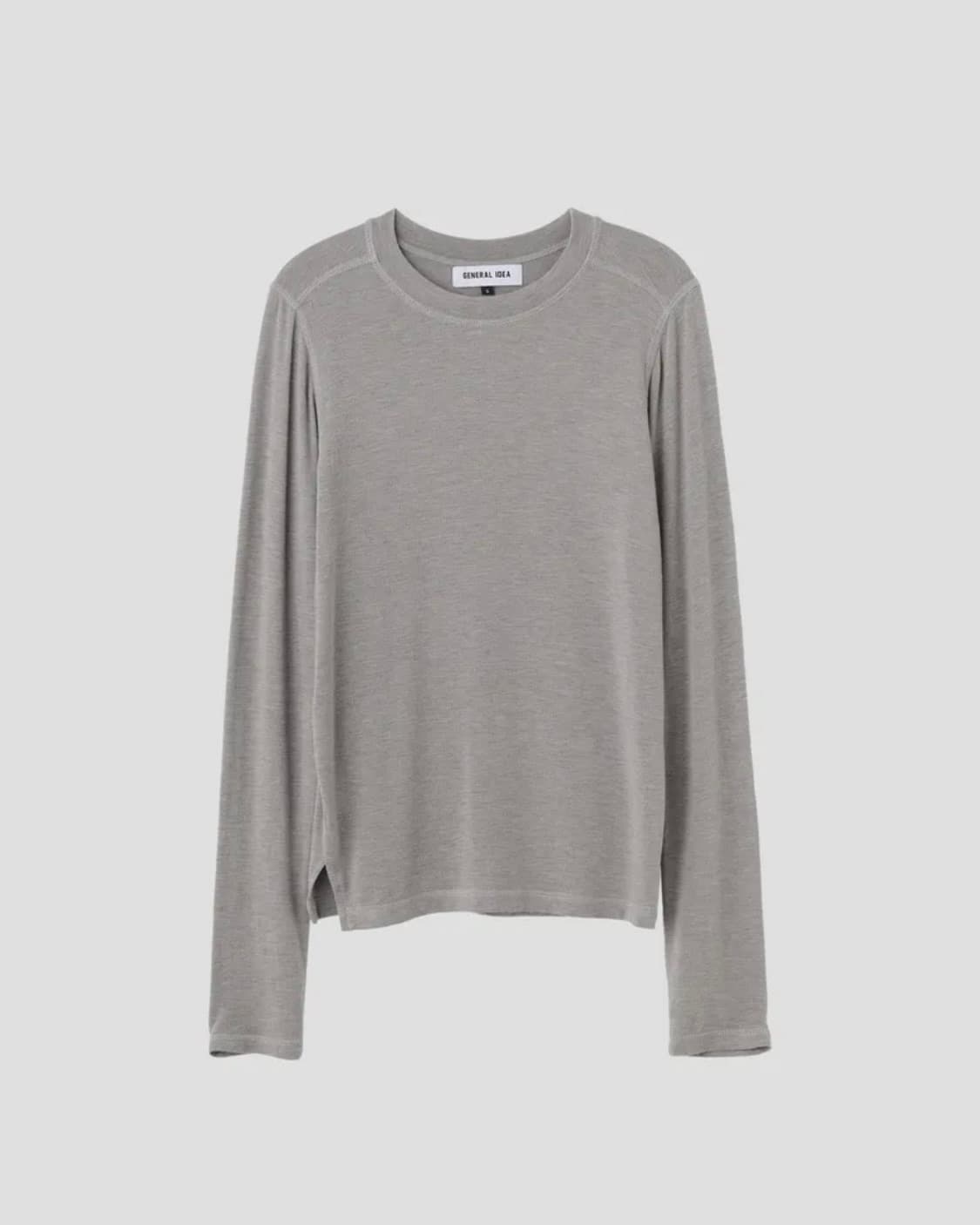 [S] 제너럴아이디어 소프트 베이직 롱 슬리브 티 상품이미지1