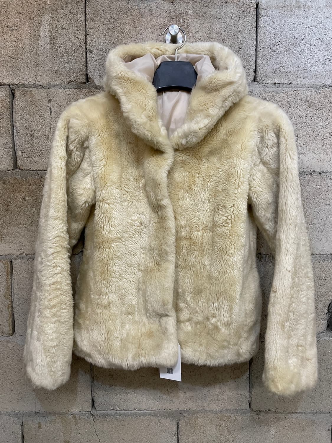 빈티지 퍼 후드 자켓 상품이미지1