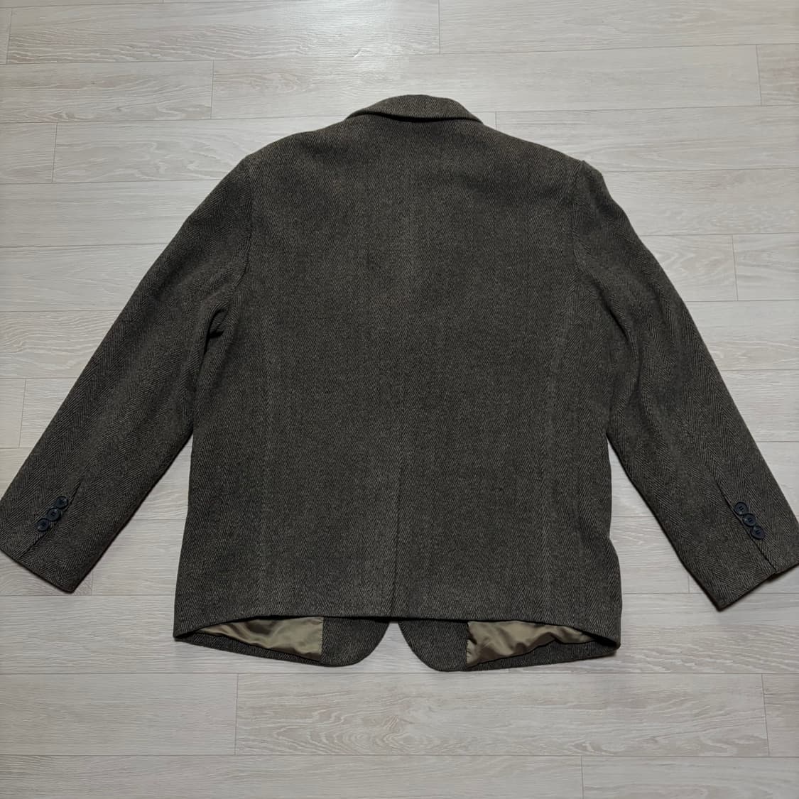 울 헤링본 블레이저 상품이미지7