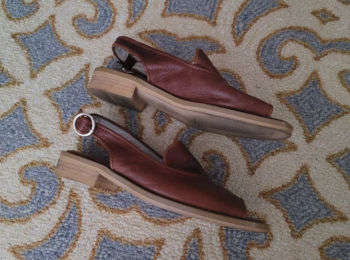 영국 여성 가죽 샌들(235) 상품이미지4