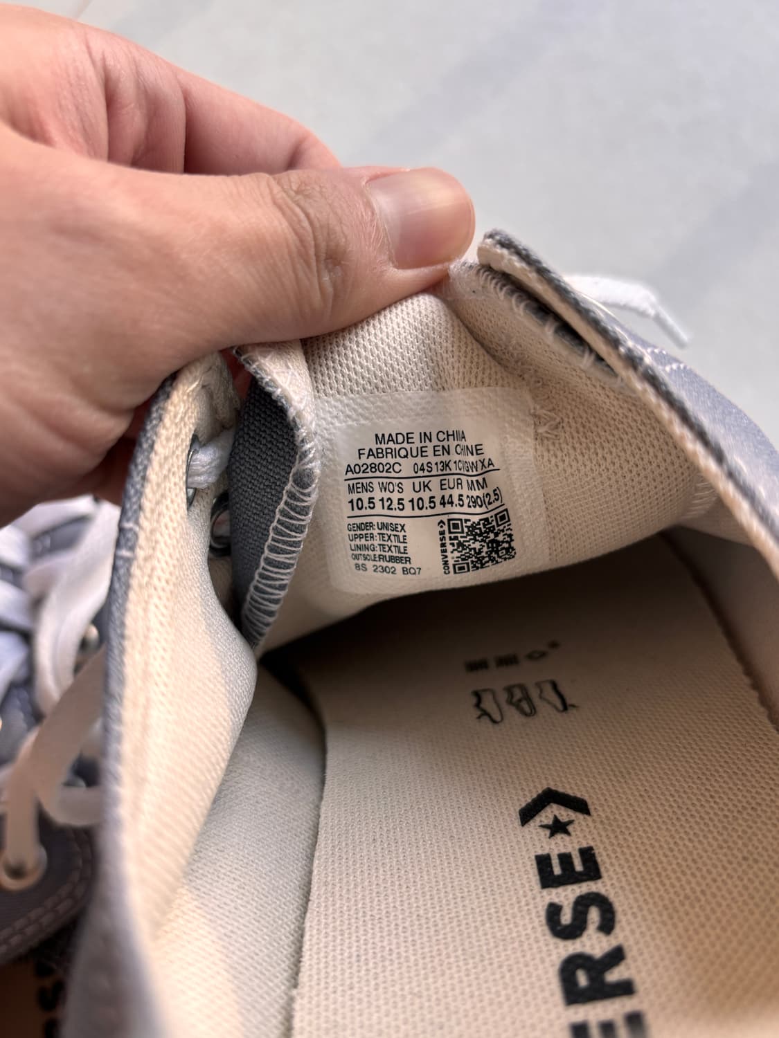 빈티지씬에서 스멀스멀 - 컨버스 올스타 로우 290 그레이 상품이미지8