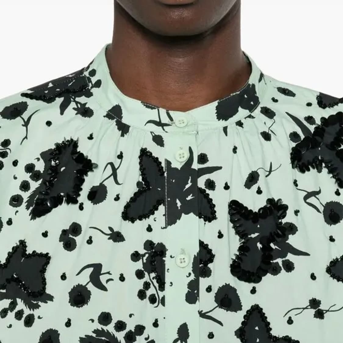 24SS ESSENTIEL ANTWERP 스팽글 플라워 블라우스 상품이미지4