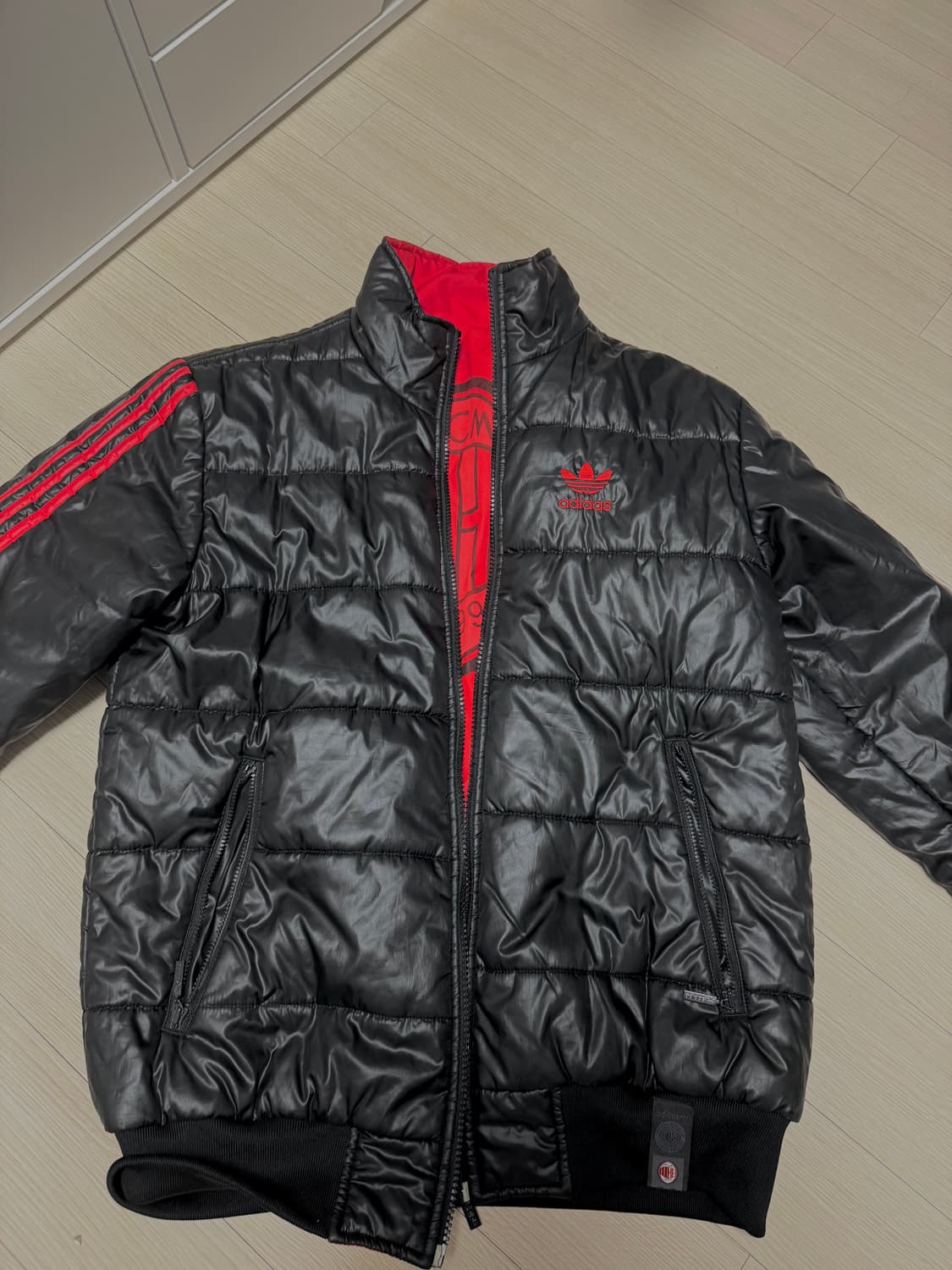 아디다스 ac밀란 리버시블 패딩 상품이미지2