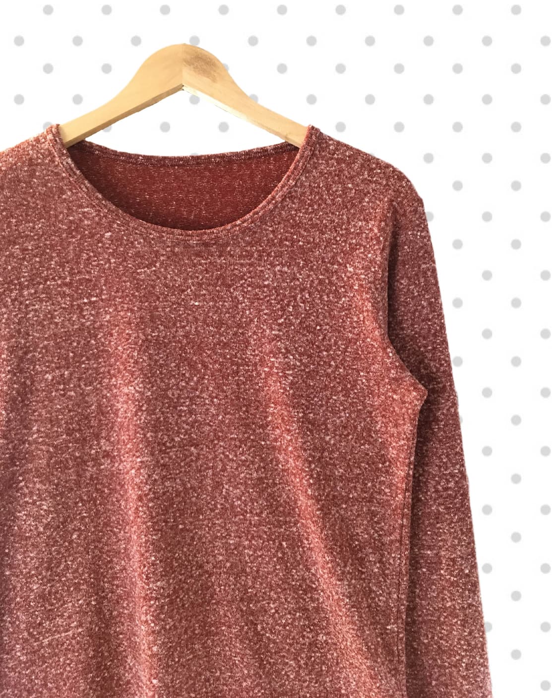 vintage melange soft round top rose pink 상품이미지7