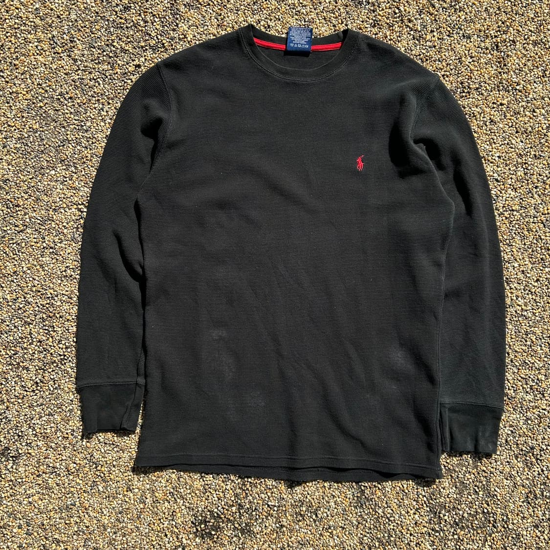 폴로 (POLO RalphLauren)블랙 와플 니트 상품이미지1