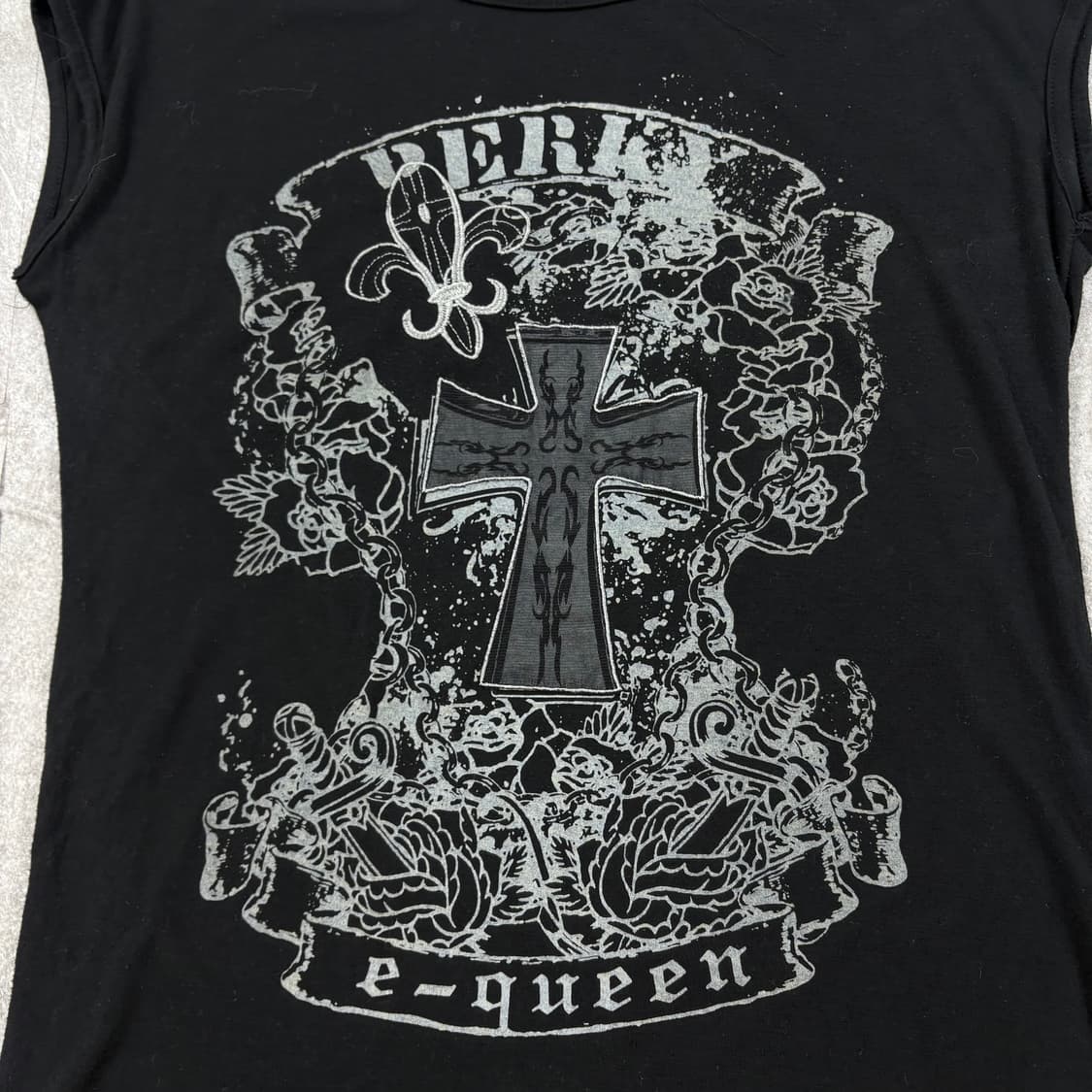 Vintage Cross Logo Sleeveless shirt  상품이미지2