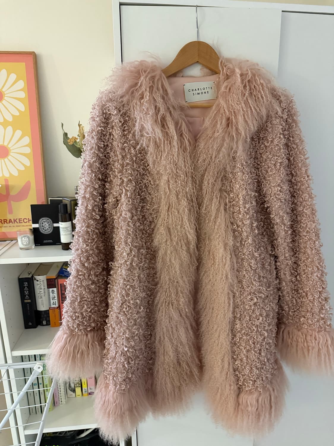 charlotte simone 퍼코트 핑크 상품이미지1