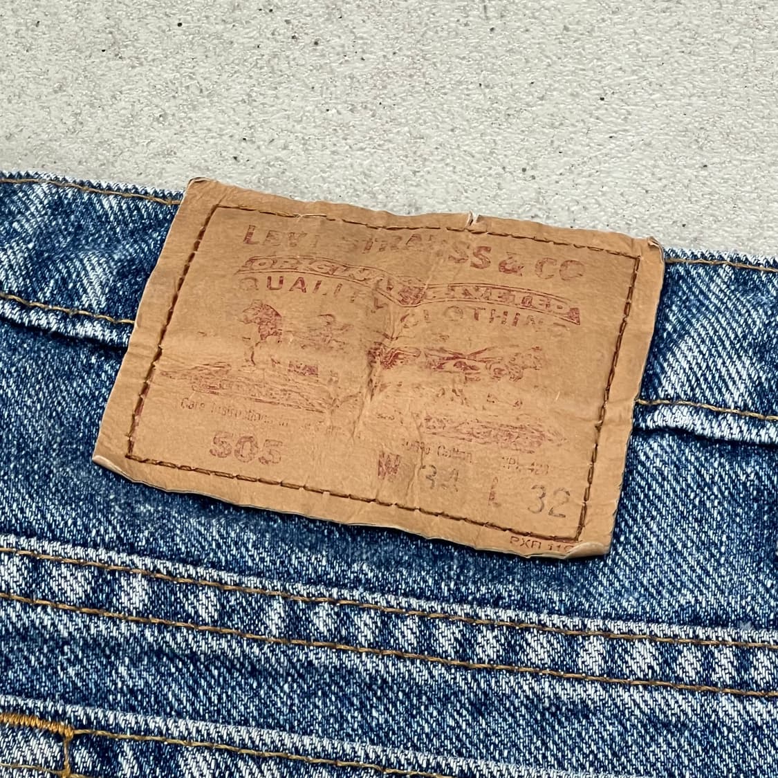 리바이스 505 블랭크탭 데님팬츠 s10118 상품이미지5