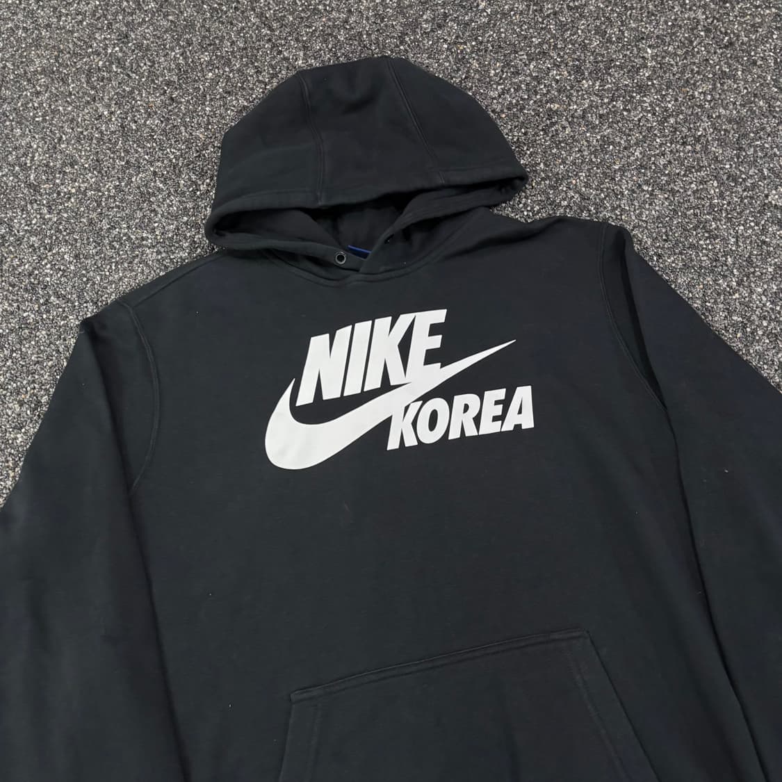 나이키 코리아 빅로고 블랙 후드티 상품이미지2