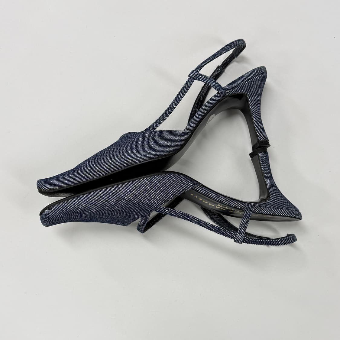 Katharine Hamnett glitter denim pumps 상품이미지5