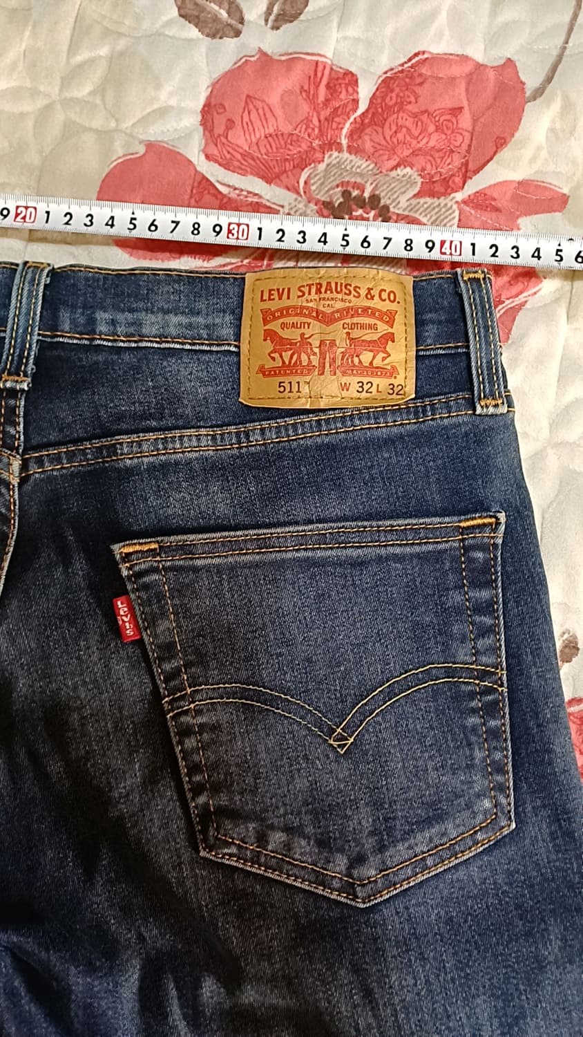 리바이스 511 슬림스판청바지 32인치 기장104 상품이미지8