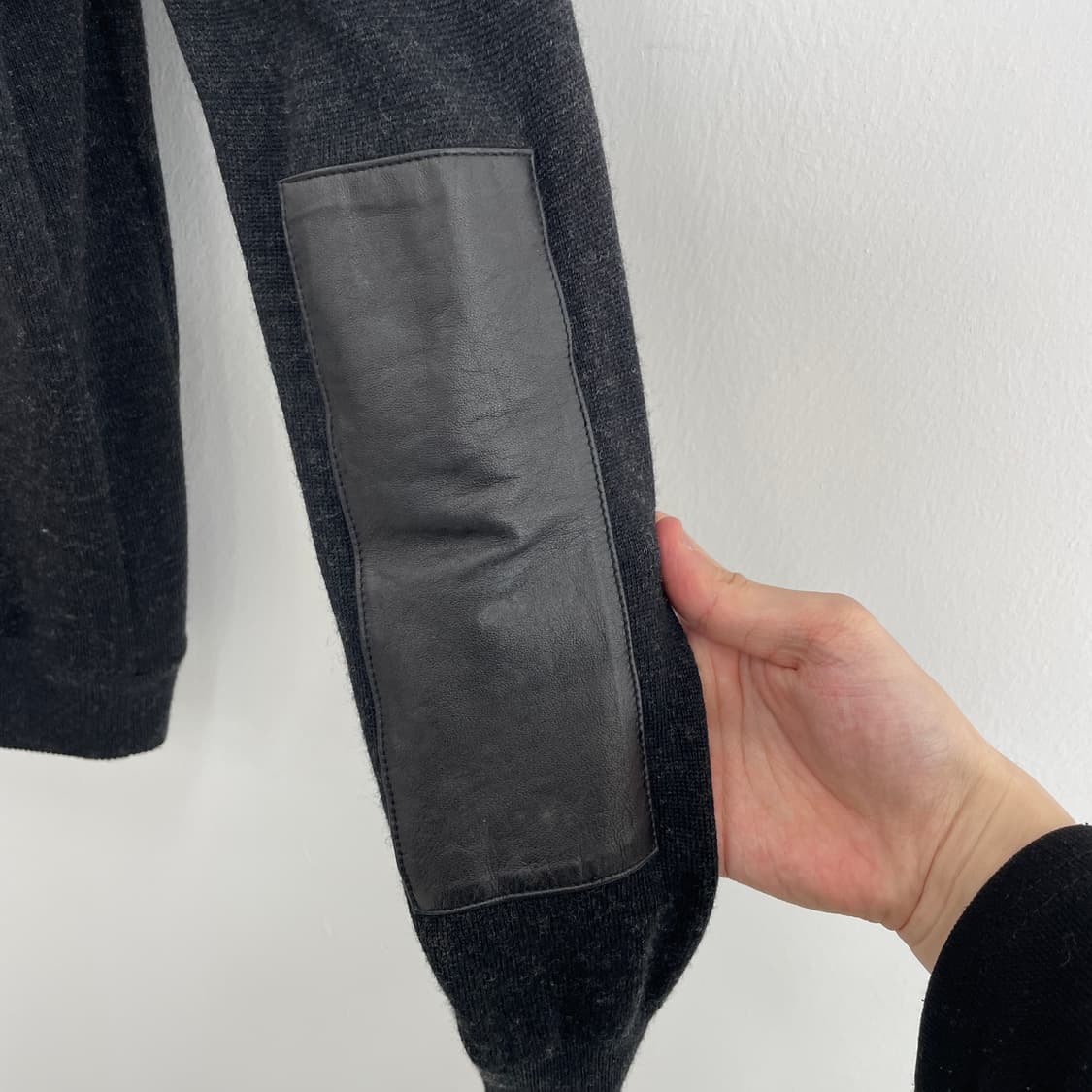 U 폴로 랄프로렌 챠콜 하프넥 집업 니트 상품이미지6