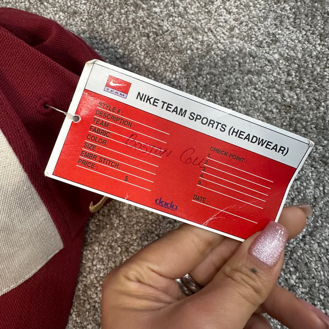 나이키 스우시 보스턴 칼리지 이글스 로고 캡F 상품이미지7