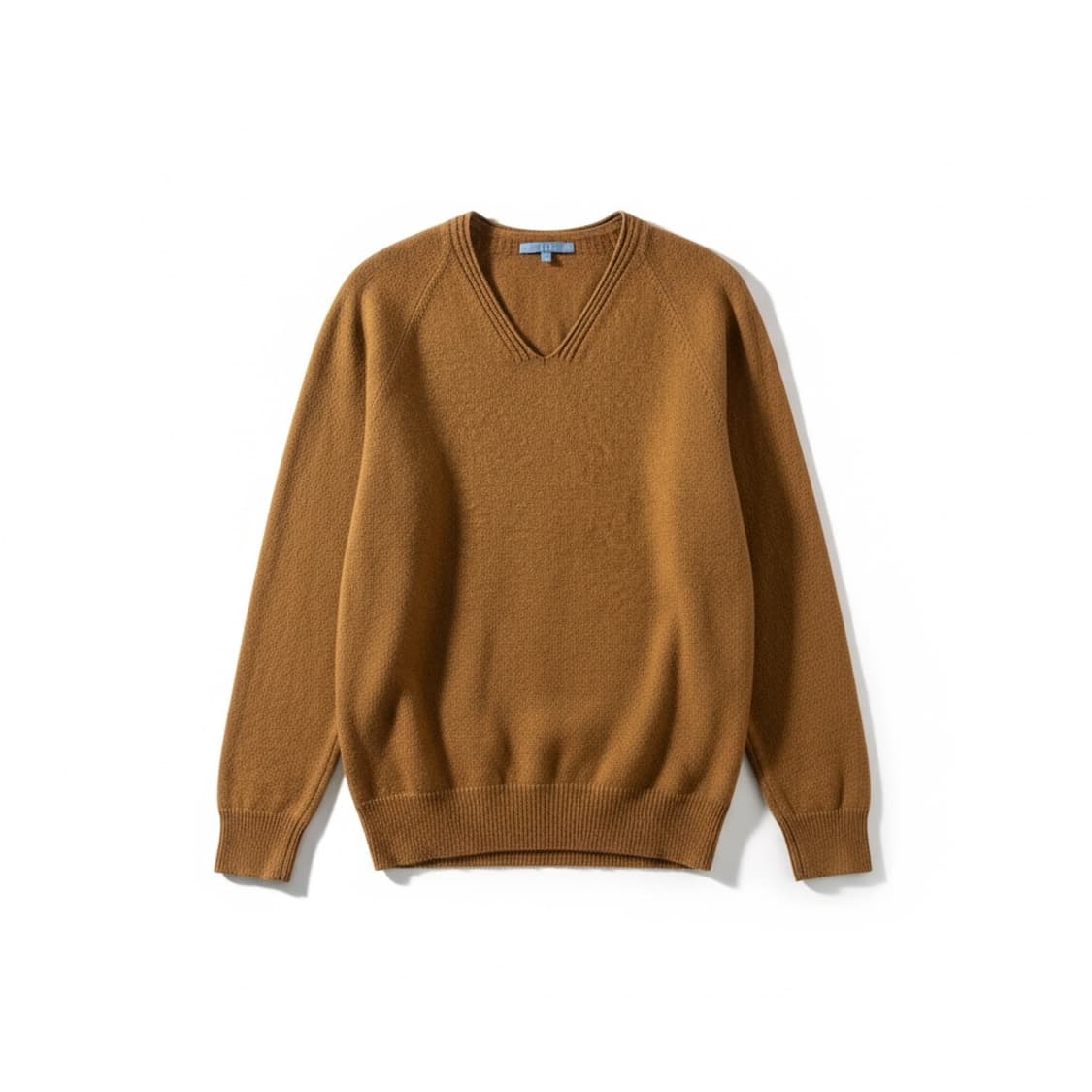 LBL 브이넥 캐시미어 브라운 스웨터 S 상품이미지1