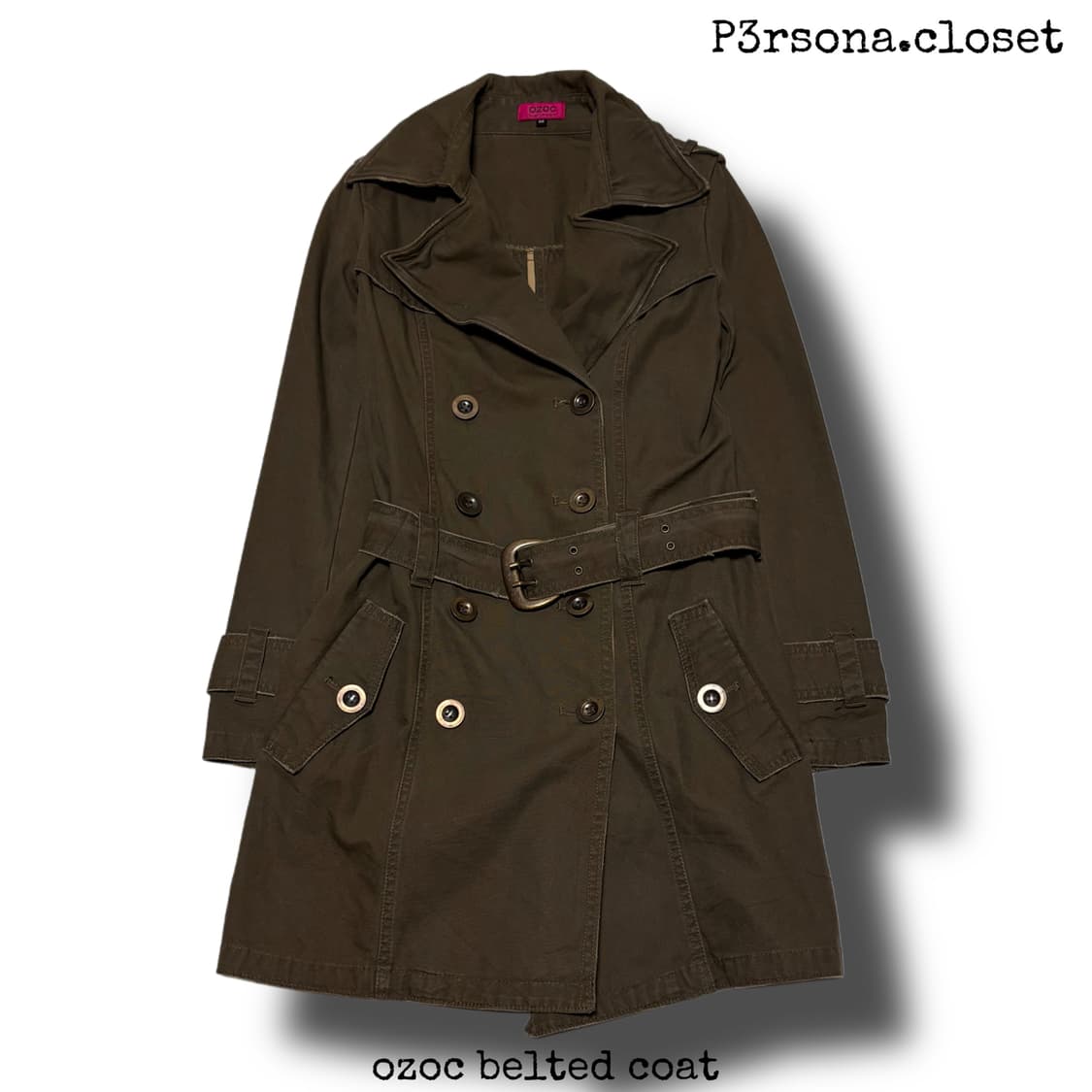 ozoc belted coat 상품이미지1
