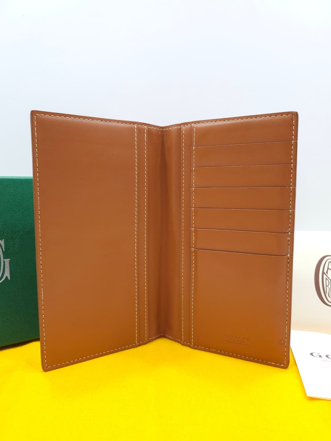 고야드 생로슈 장지갑 블랙/탄 상품이미지6