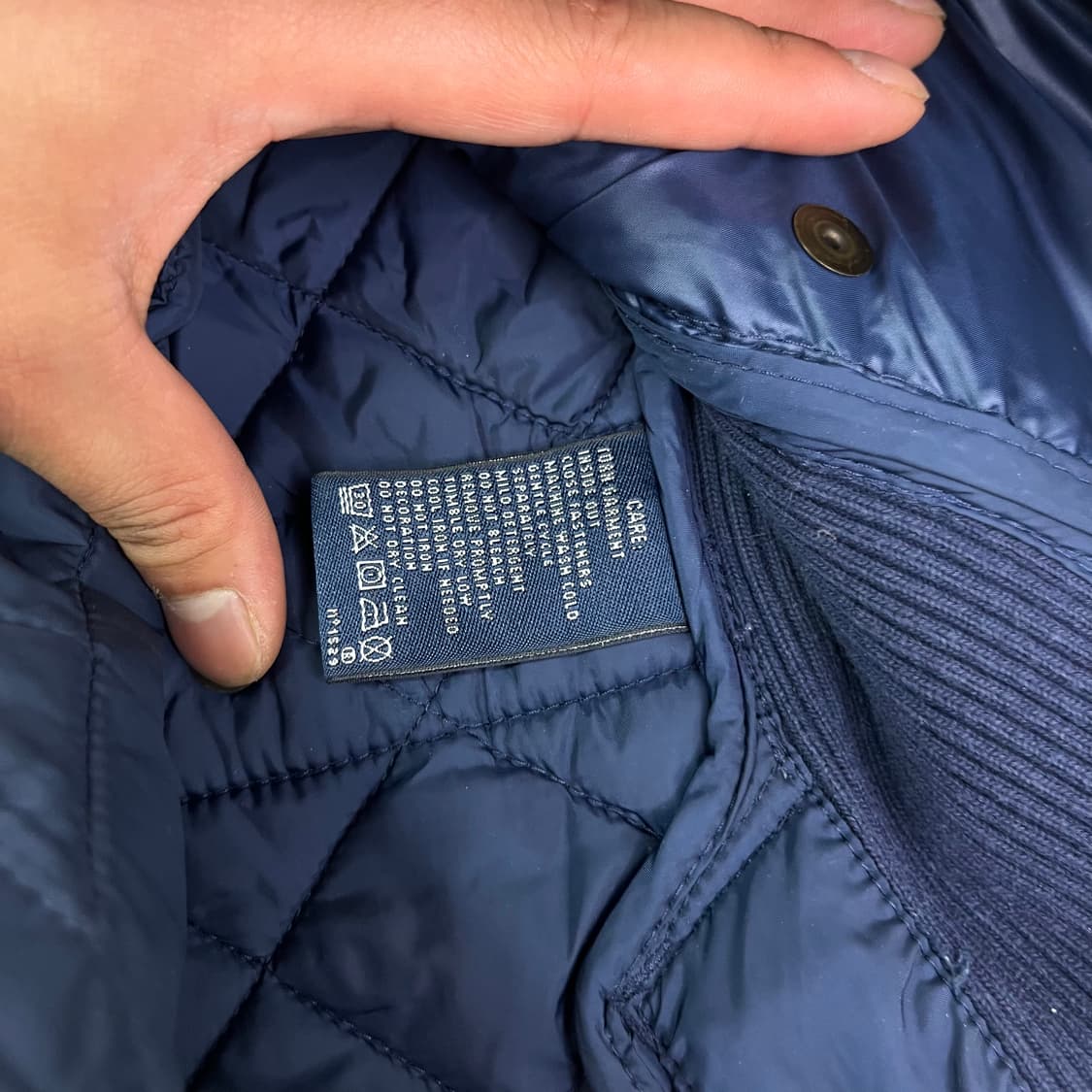 95 폴로 랄프로렌 스웨이드 퀄팅 조끼 상품이미지6