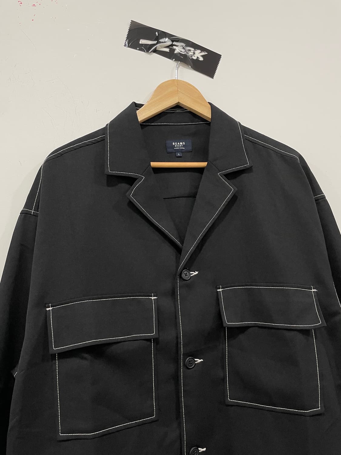 Beams heart 빔즈하트 스티치 유틸리티 셔츠 자켓 상품이미지7