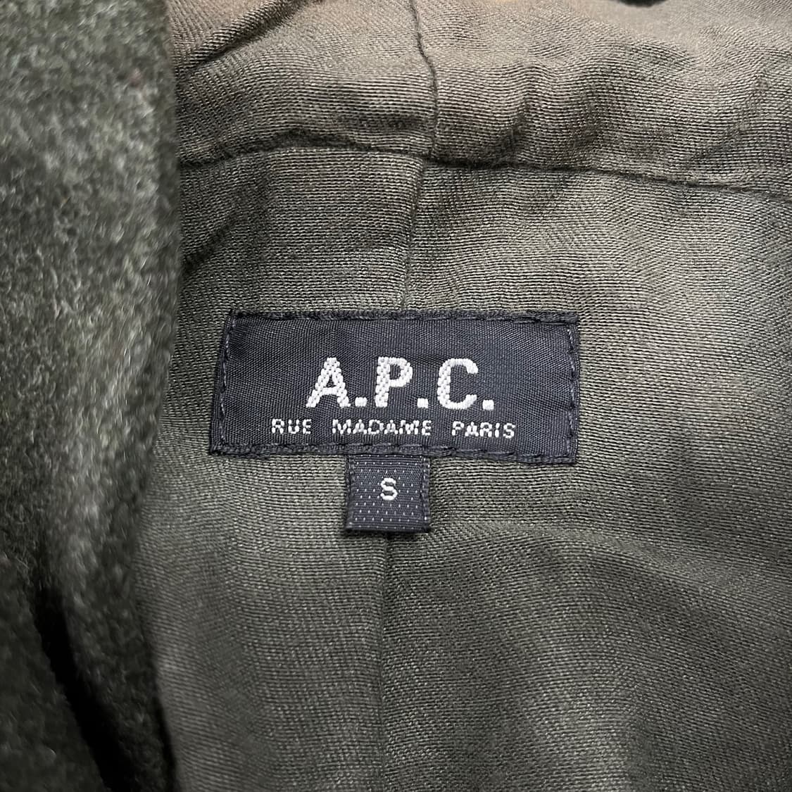 [정품/S] A.P.C. 아페쎄 울 알파카 후드 코트 b14 상품이미지7