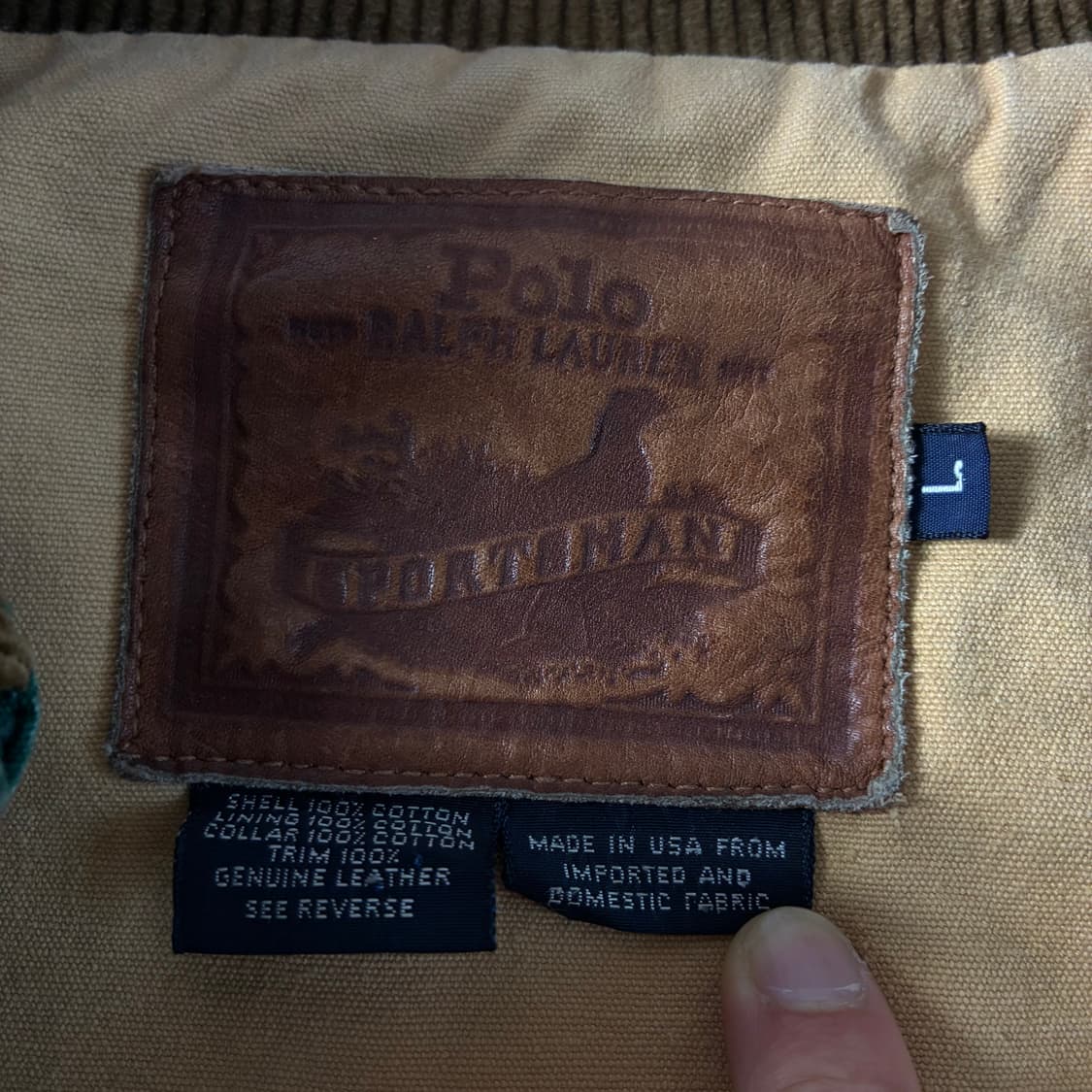 Polo  폴로 랄프로렌 90,s 스포츠맨 그린 헌팅 자켓  상품이미지7