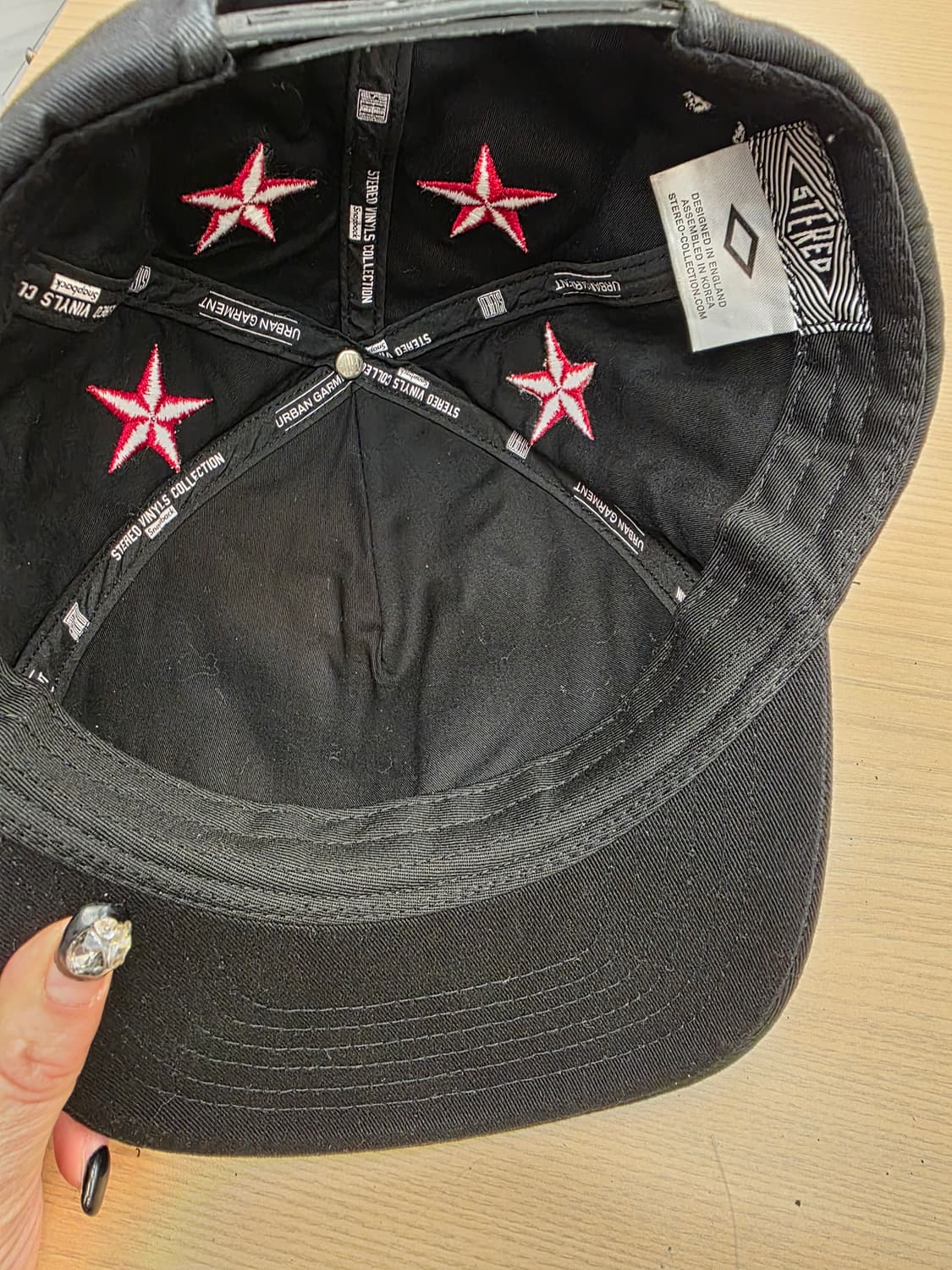 스테레오 바이널즈  별 스냅백 상품이미지3