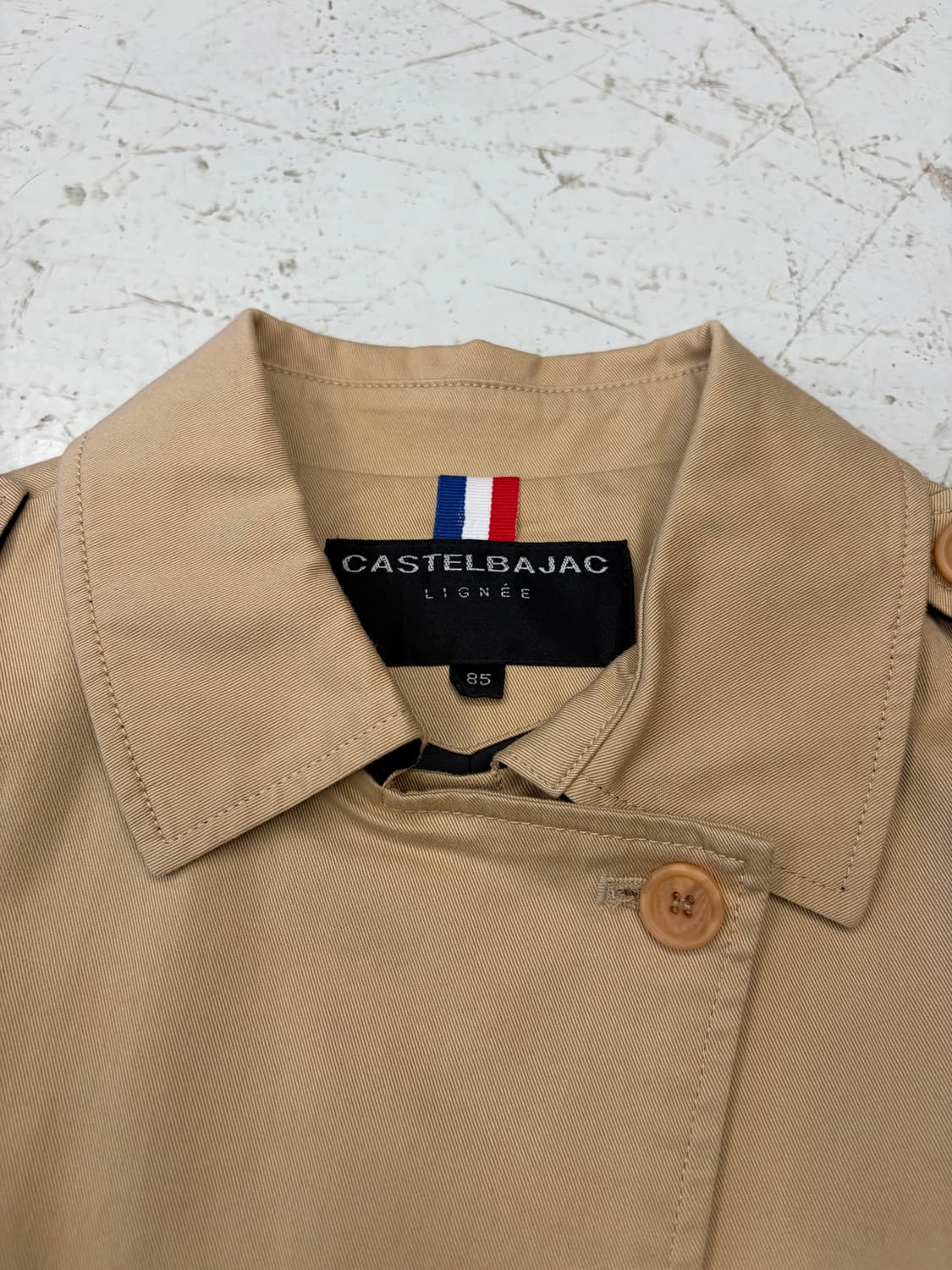 Castelbajac 베이지 숏 자켓 상품이미지5