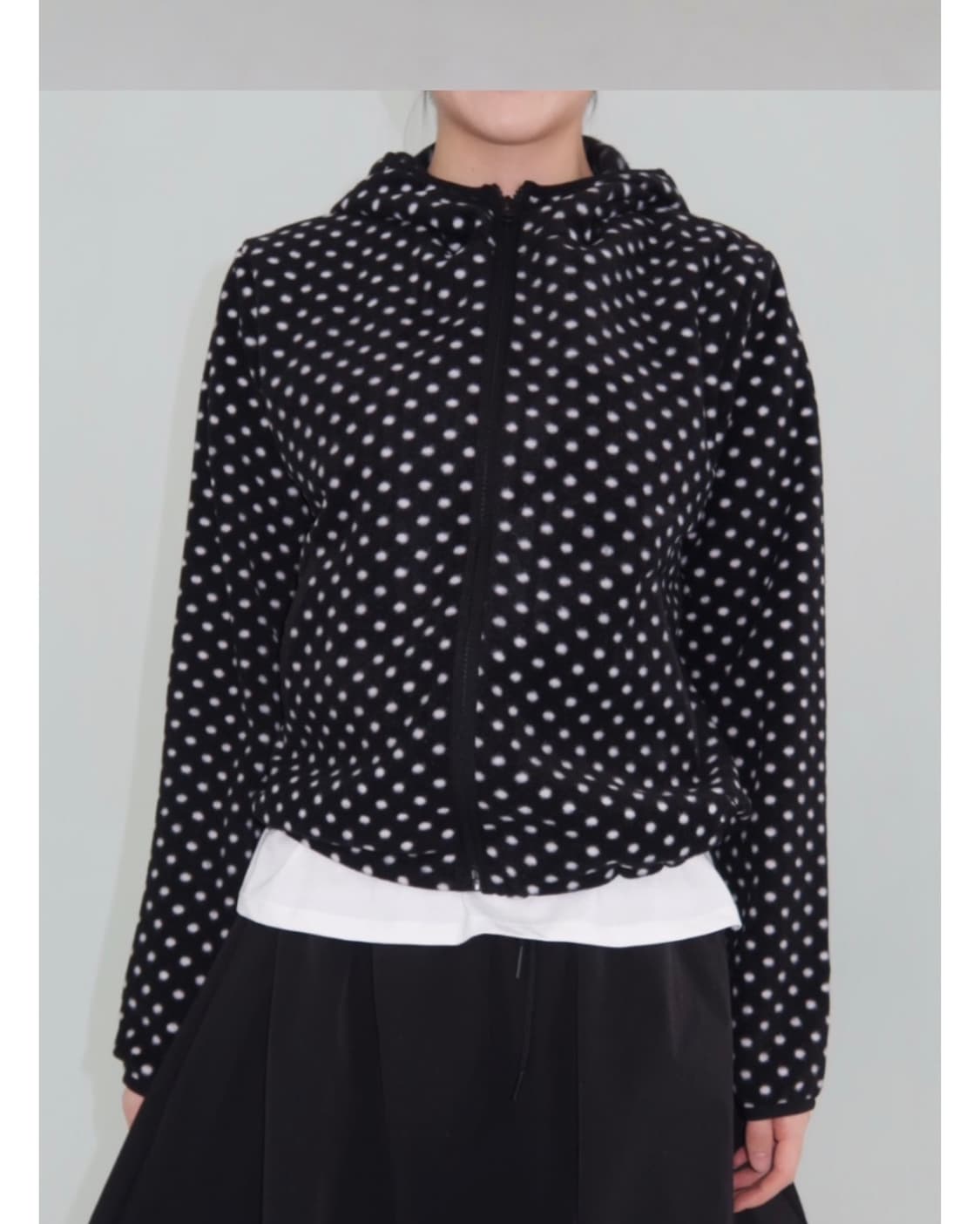 Yue project 도트 후리스 판매 상품이미지3