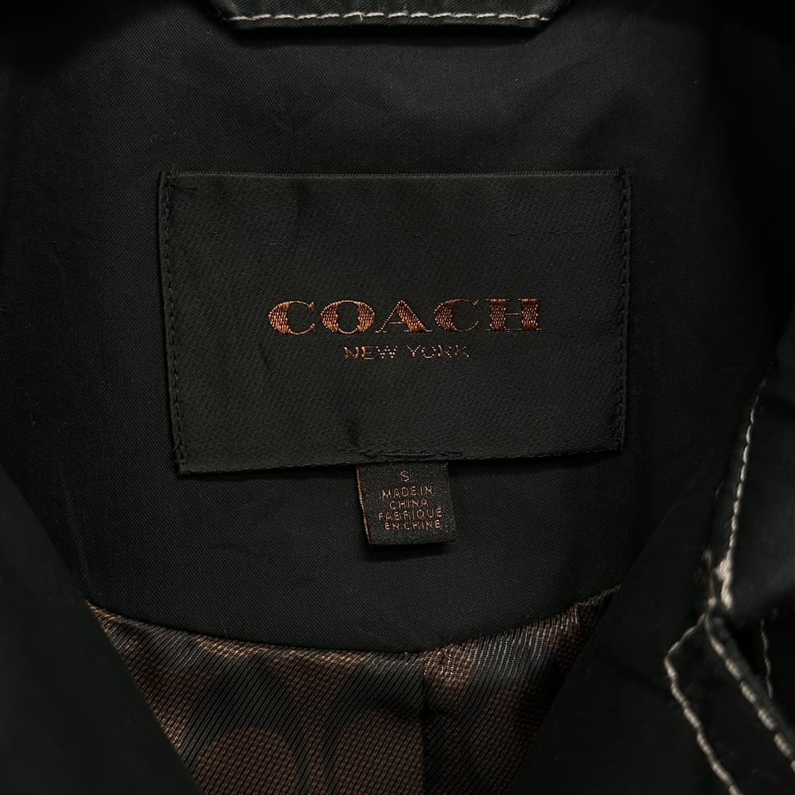 코치 스티치 하프 트렌치코트 자켓 상품이미지4