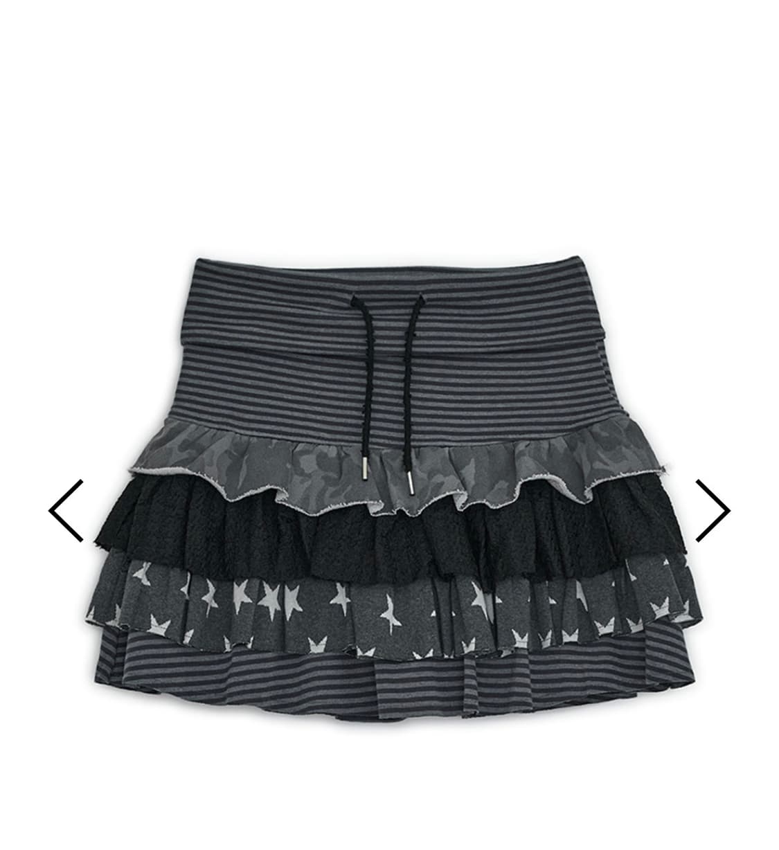 허그유어스킨 캉캉 레이어드 스커트 상품이미지1